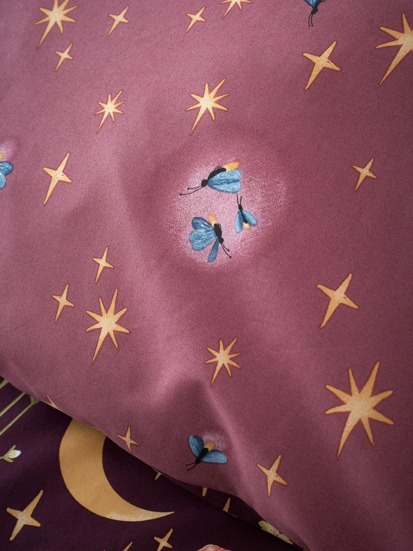 Image 6 of 7 of Catherine Lansfield Enchanted Twilight Duvet Cover Set - Plum