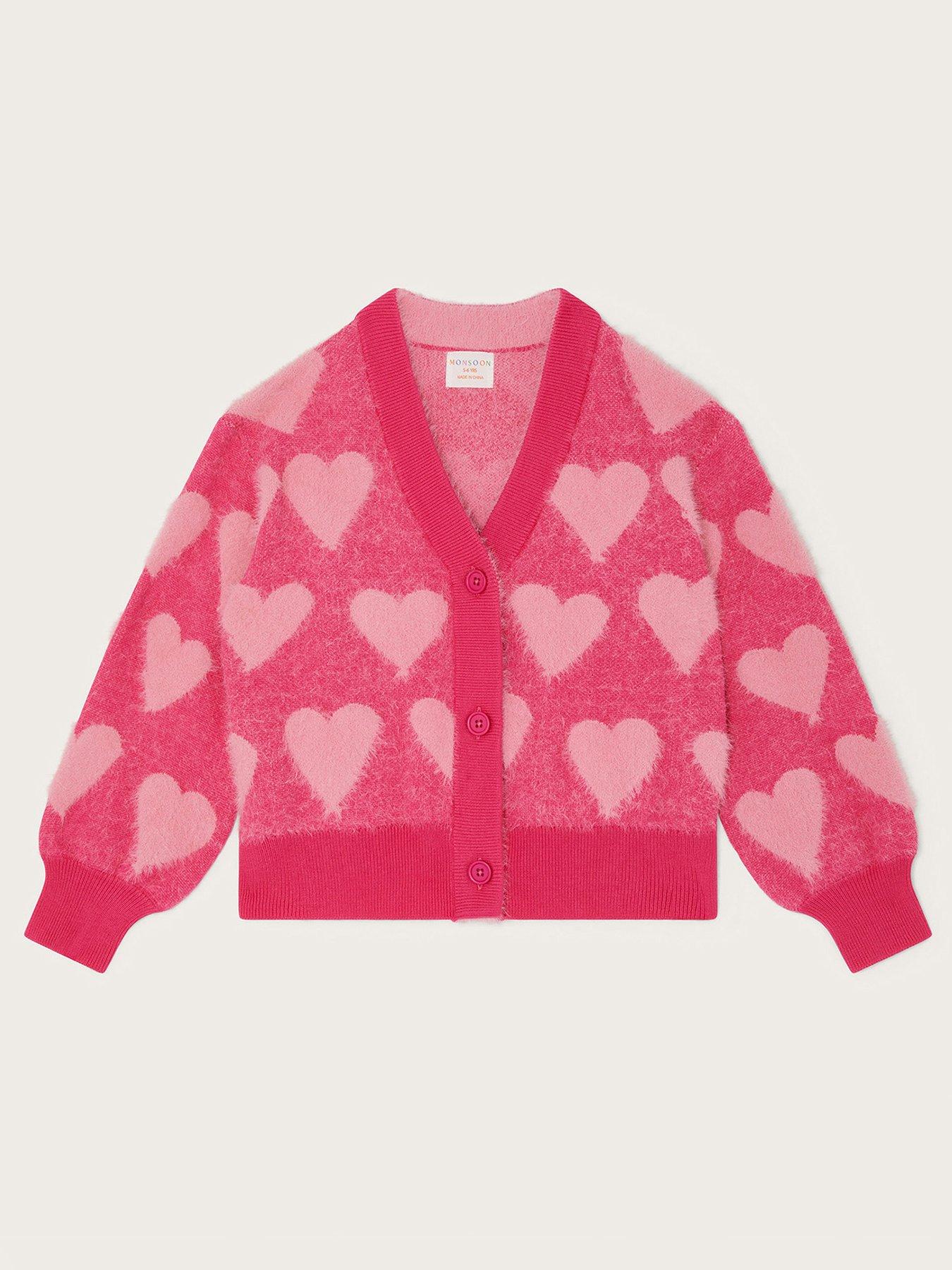 Monsoon pink cardigan store