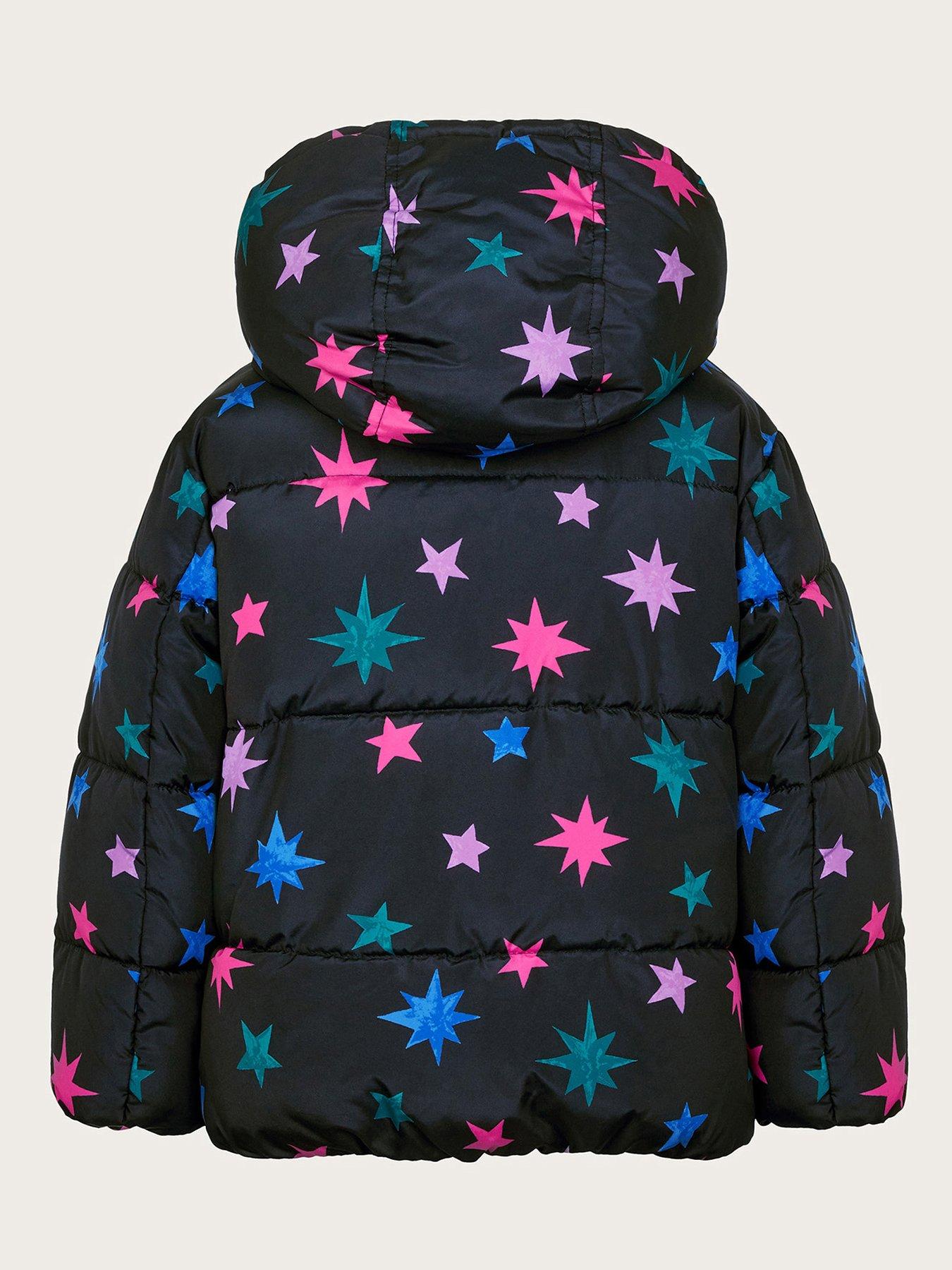 Monsoon Girls Star Padded Jacket Multi Very