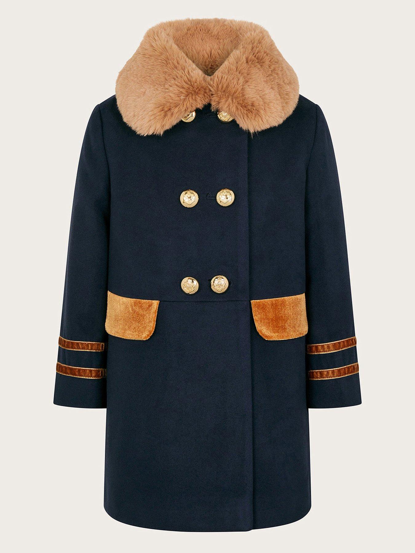 Girls military coat online