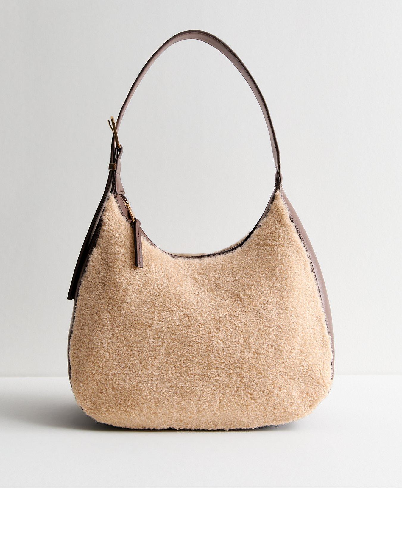 Bags Purses Shoulder Bags New Look Cream Women Very