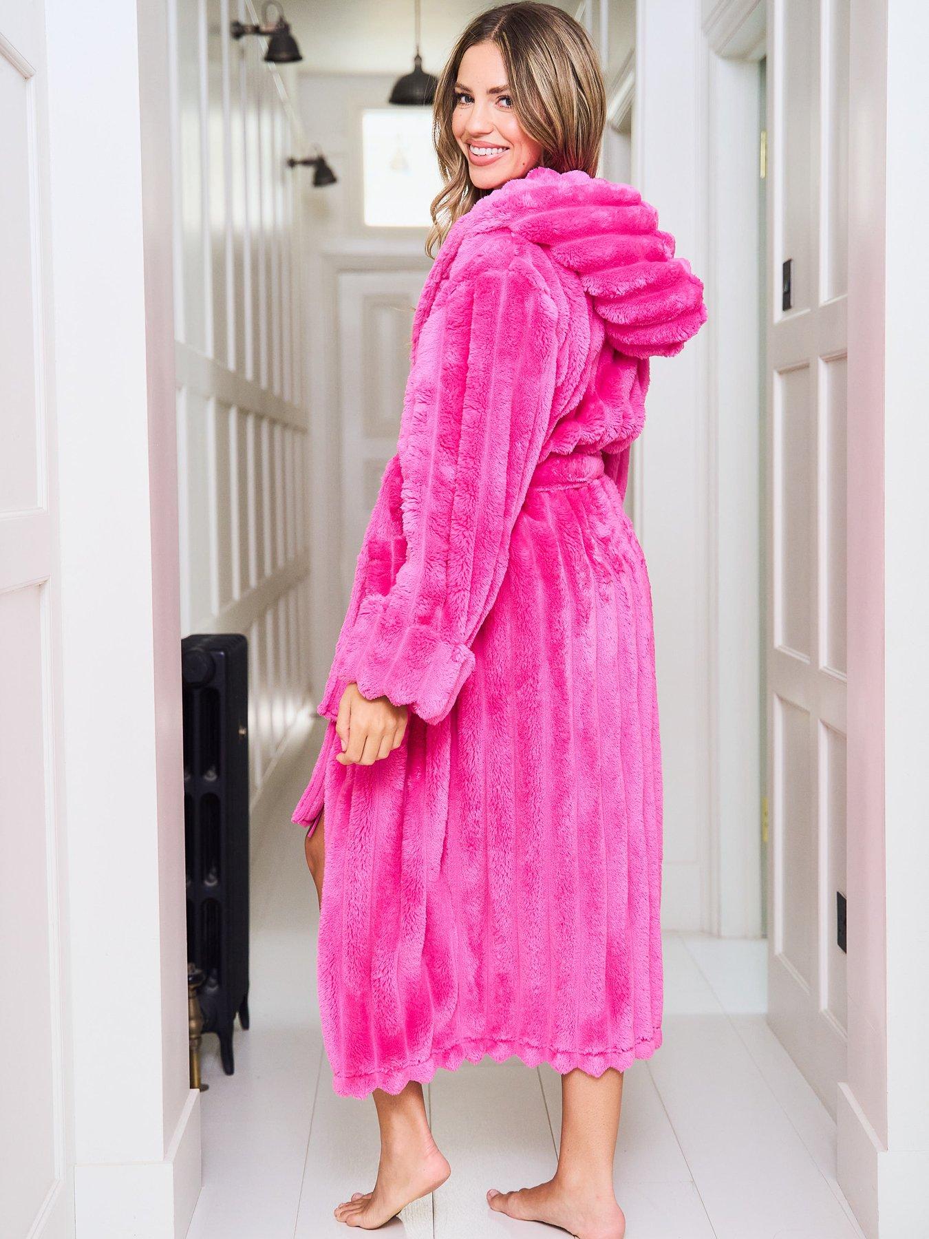 Image 2 of 5 of Jim Jam The Label Jimjam Plush Dressing Gown