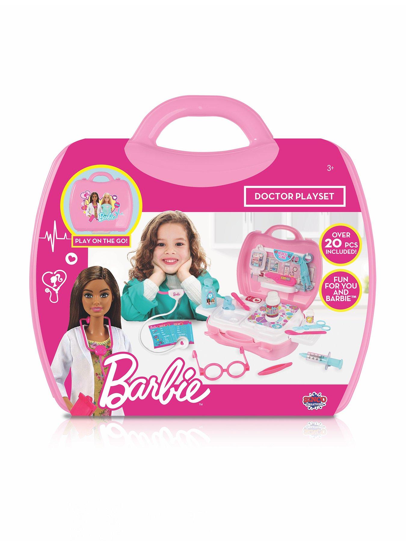 Barbie doctor playset clearance