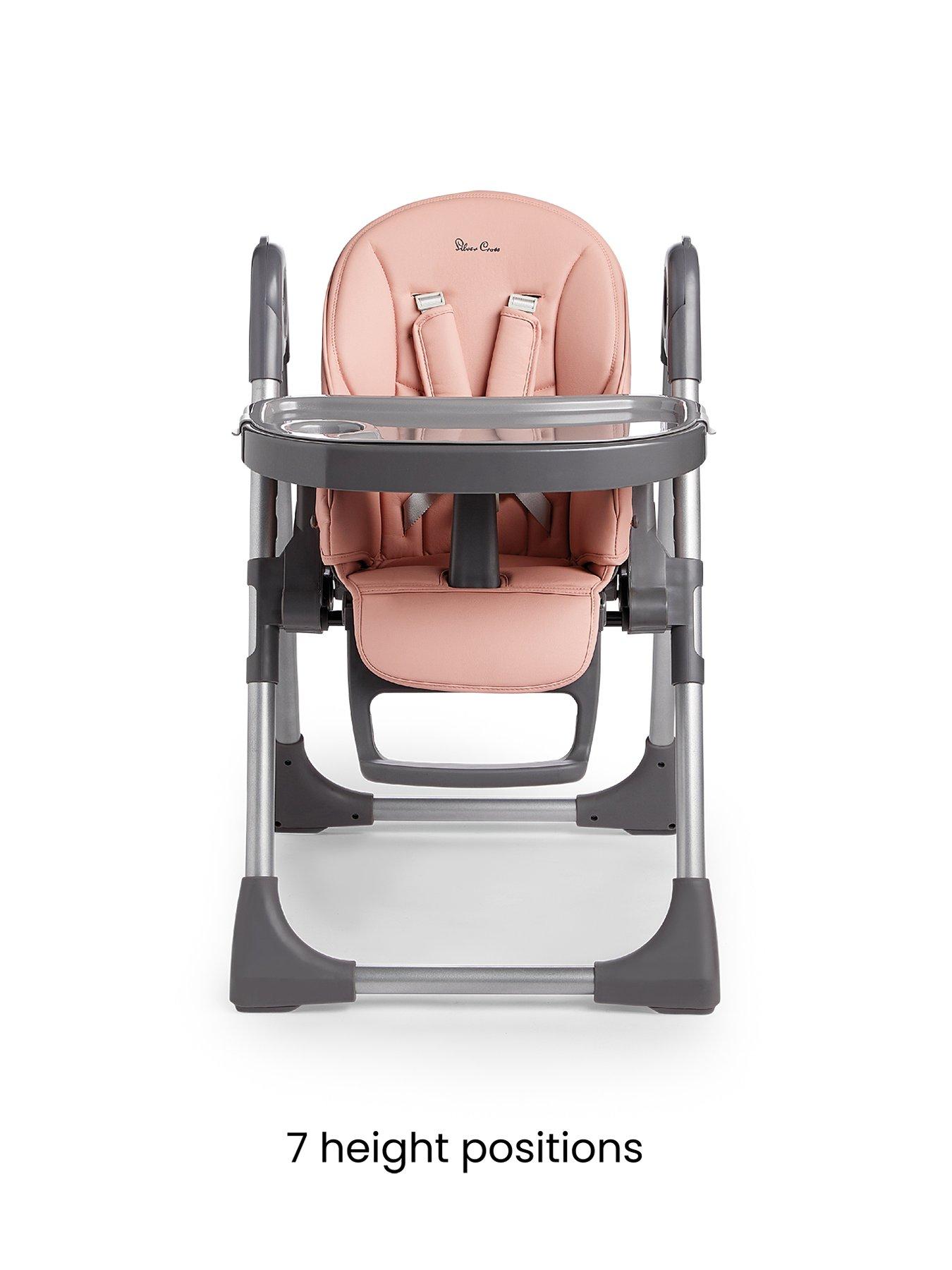 Image 4 of 7 of Silver Cross Buffet Highchair Pink