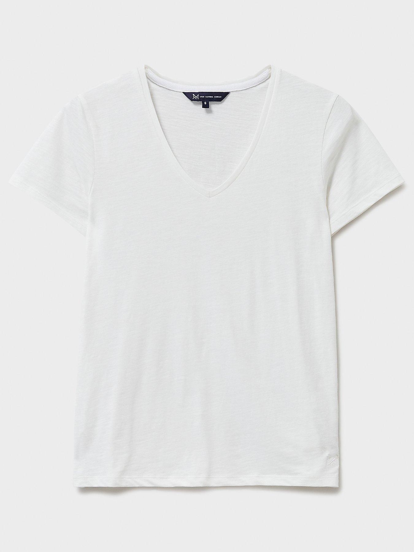 Velvet Tressa City Slub Crewneck Tee - White