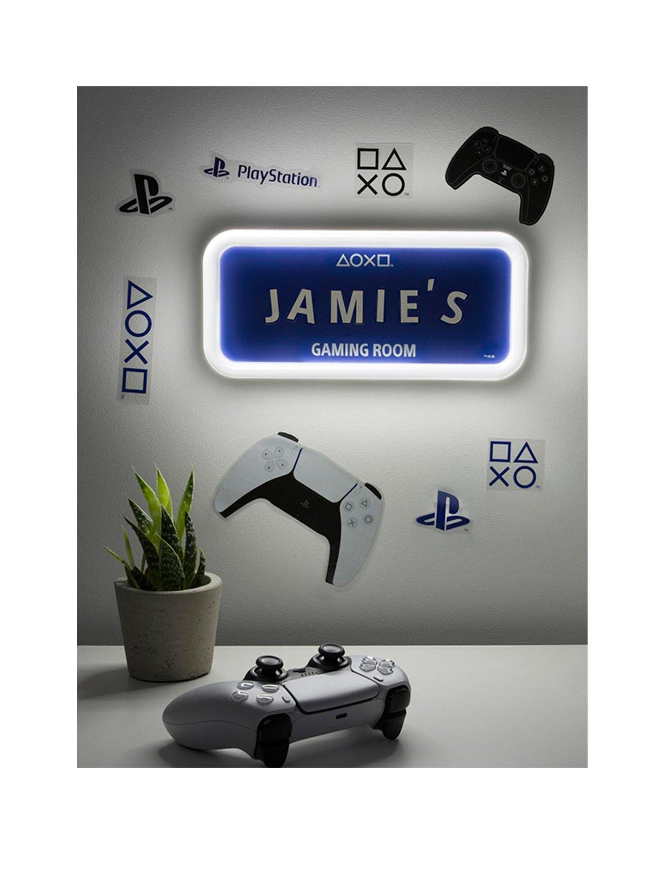 Product photograph of Playstation Light Up Room Sign from very.co.uk