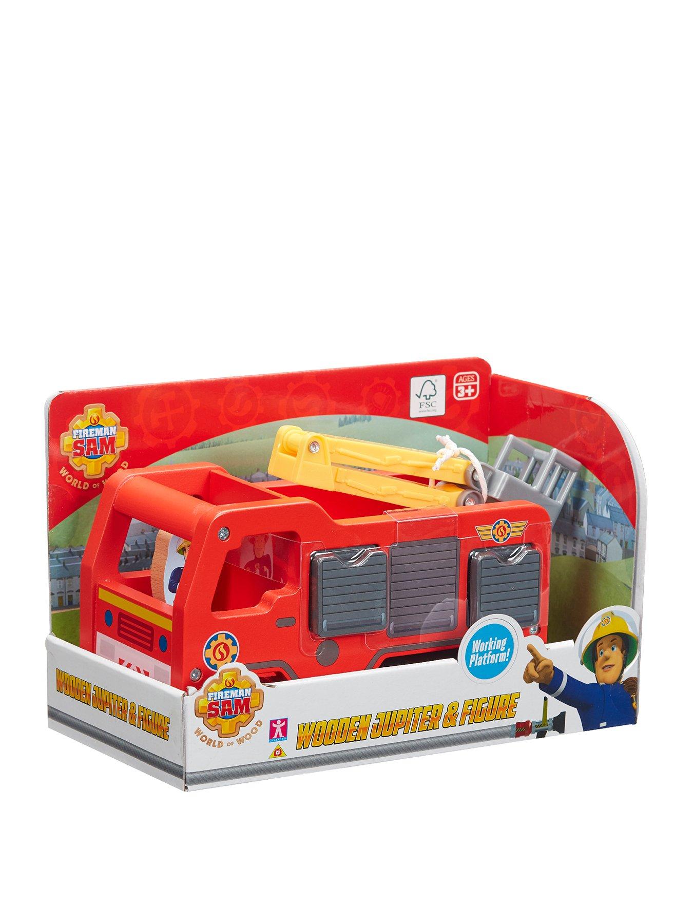 Fireman Sam Jupiter Fire Engine and Figure Very