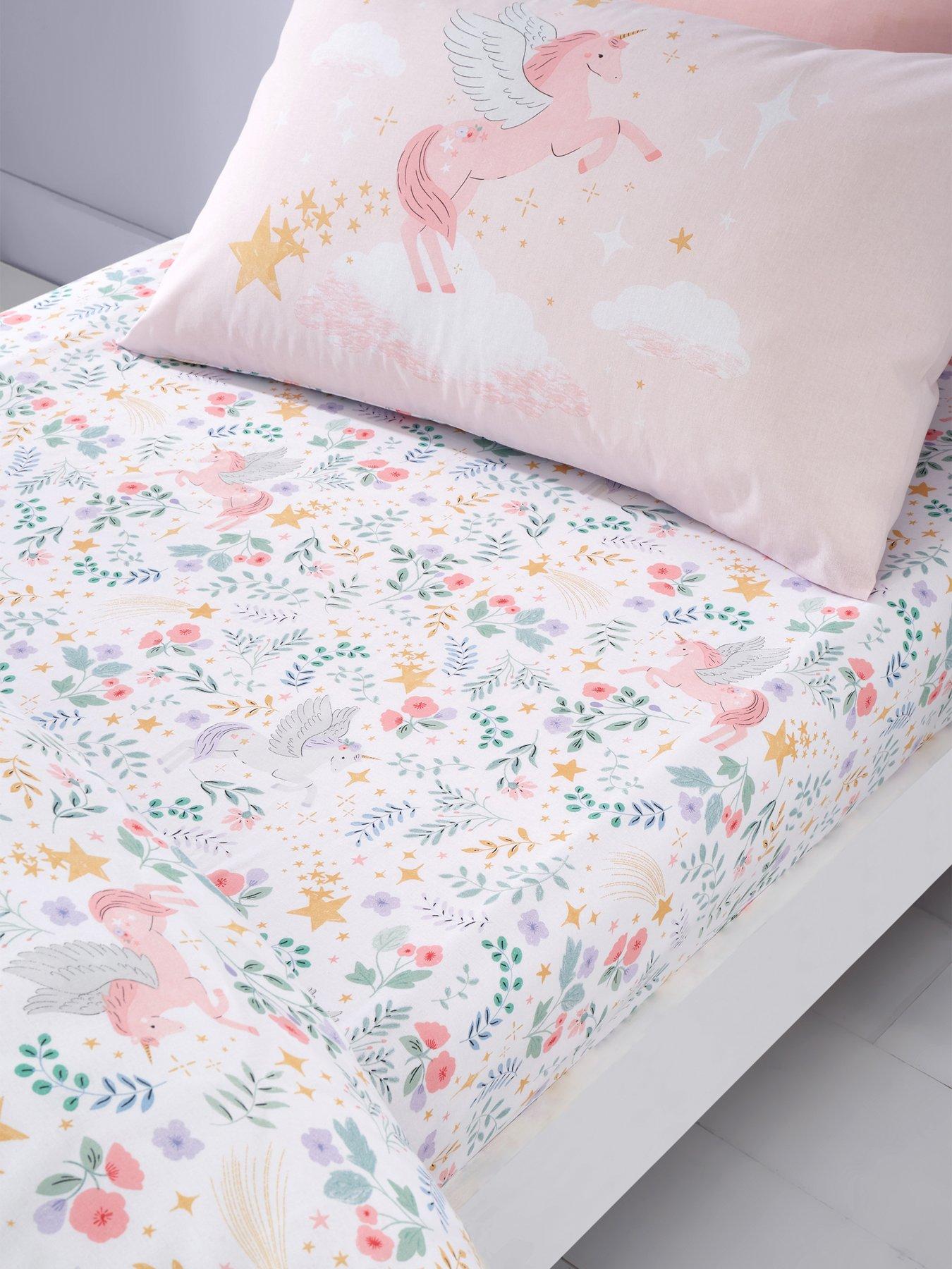 Catherine Lansfield Fairytale Unicorn Fitted Sheets