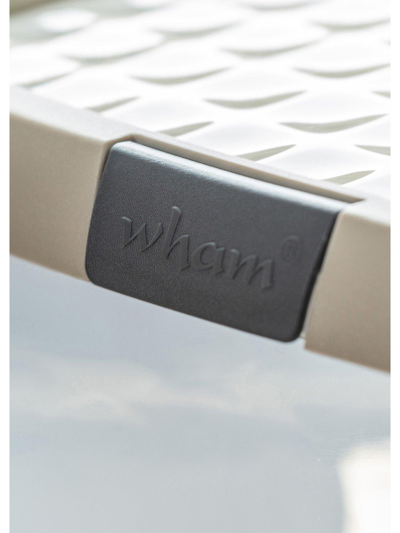Image 4 of 6 of Wham Set of 4 14L Clip Top Square Box &amp; Lid