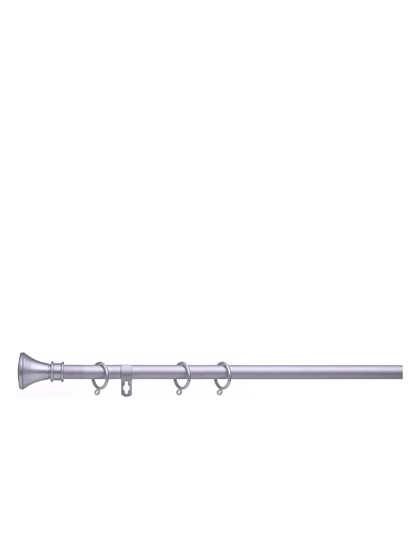 undefined Value Trumpet Finial 19 mm Extendable Curtain Pole