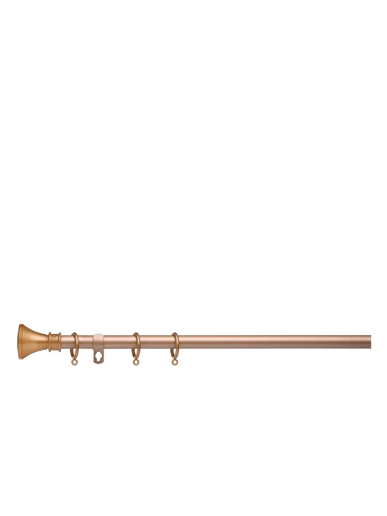 undefined Value Trumpet Finial 19 mm Extendable Curtain Pole