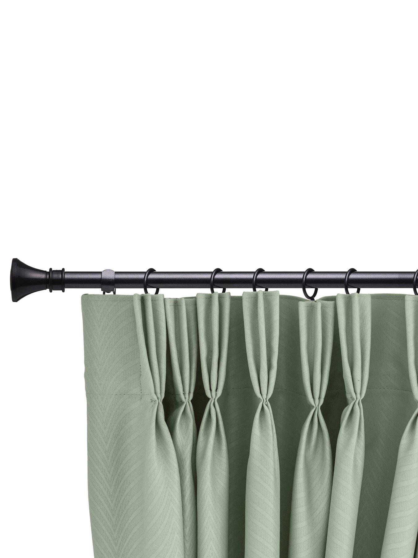 Image 2 of 7 of Very Home Value Trumpet Finial 19 mm Extendable Curtain Pole