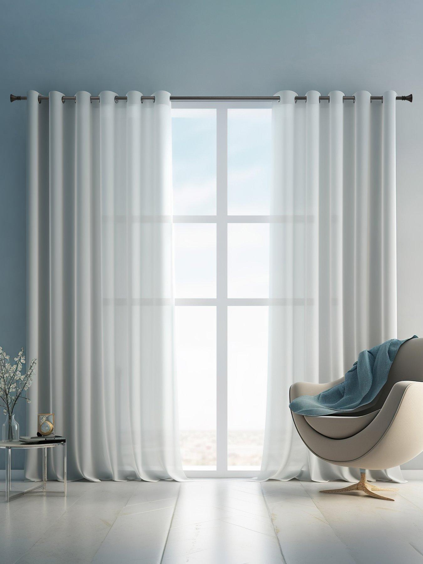 Image 4 of 7 of Very Home Value Trumpet Finial 19 mm Extendable Curtain Pole