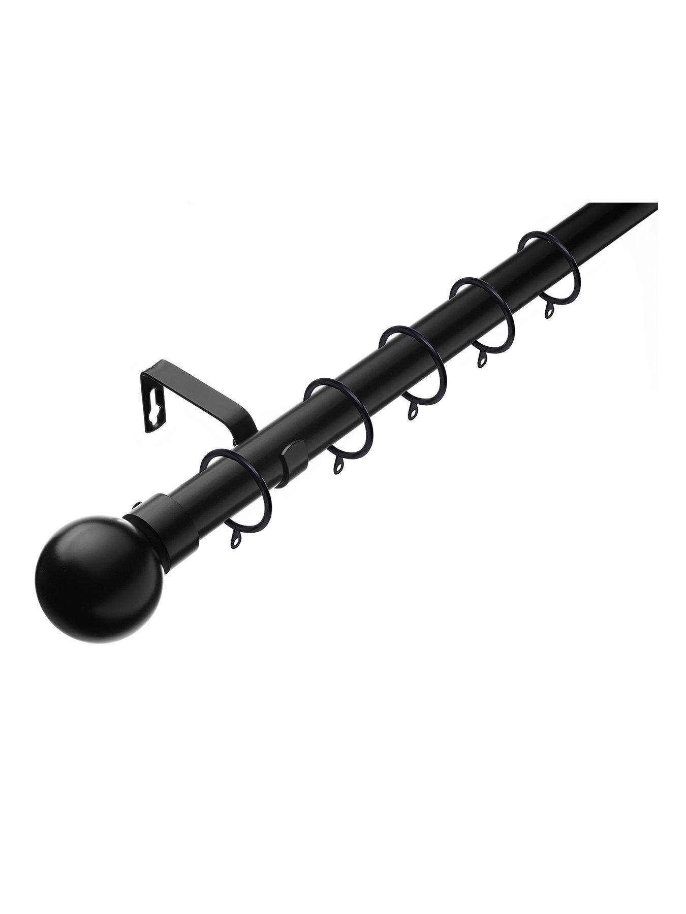 Very Home Ball Finial 28 mm Extendable Curtain Pole