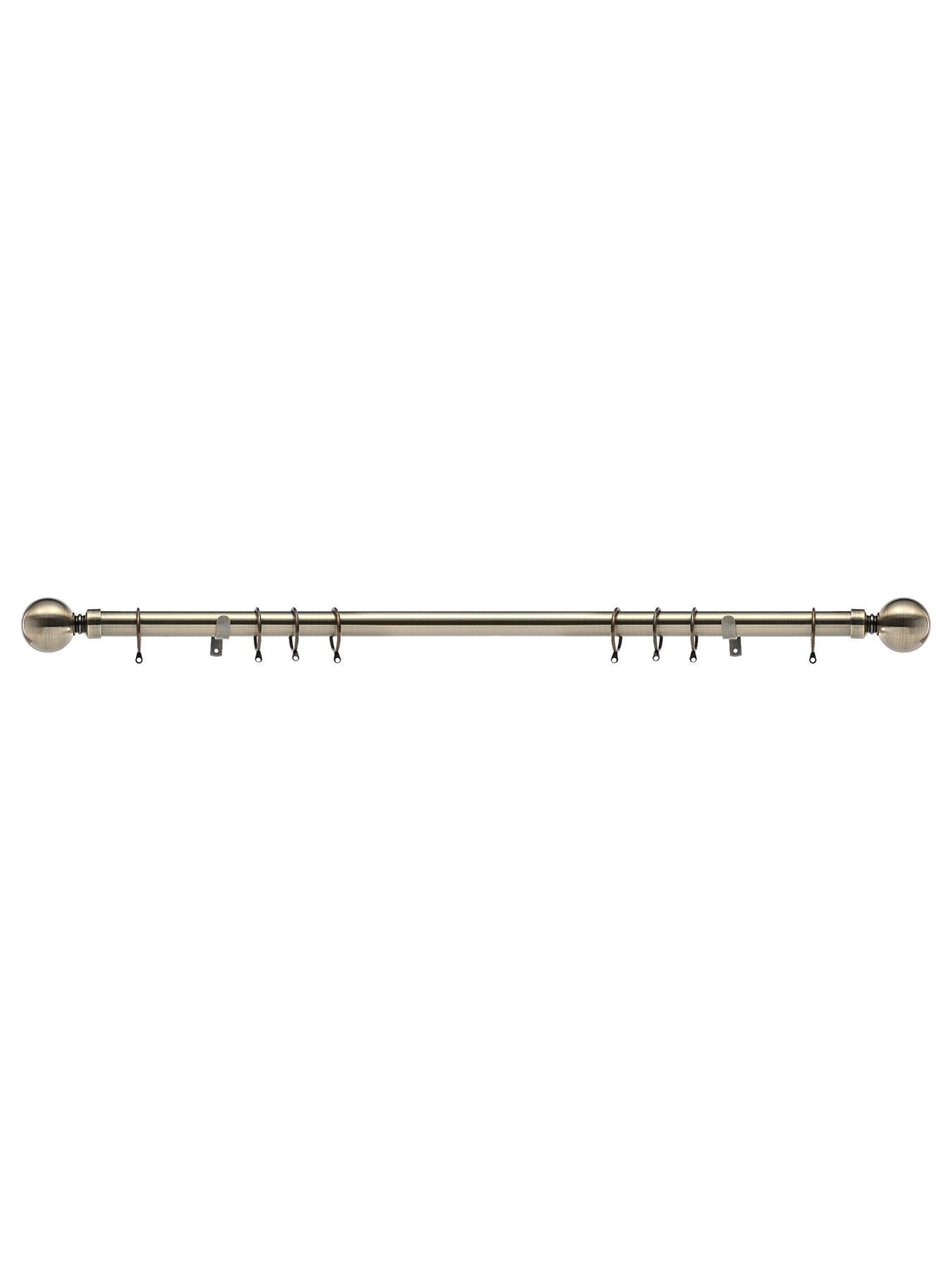 Image 3 of 7 of Very Home Ball Finial 28 mm Extendable Curtain Pole