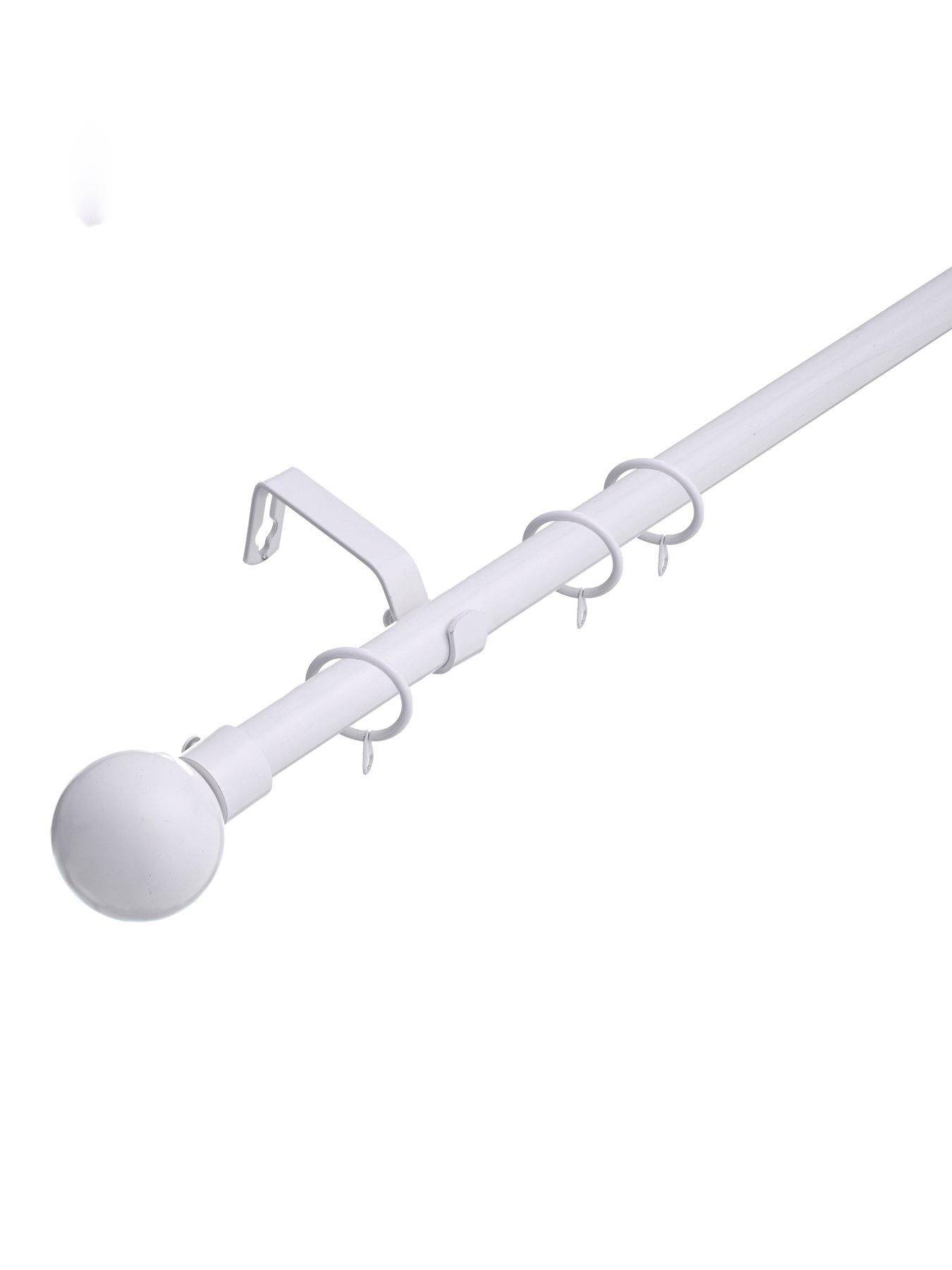 The Very Collection Ball Finial 28 mm Extendable Curtain Pole
