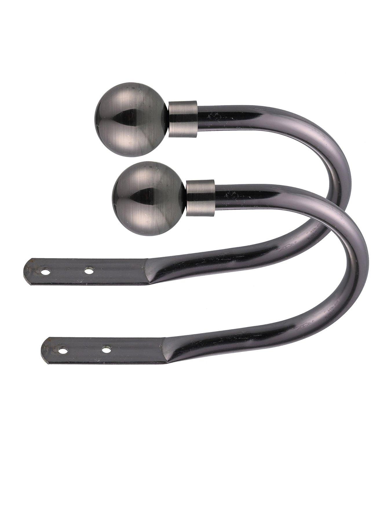 The Very Collection Large Ball Finial Curtain Holdbacks