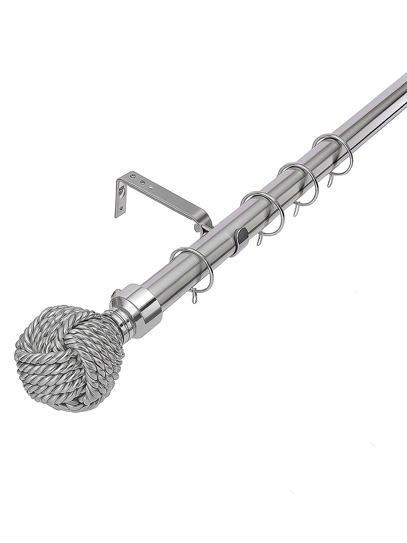 Very Home Ball Finial 28 mm Extendable Curtain Pole