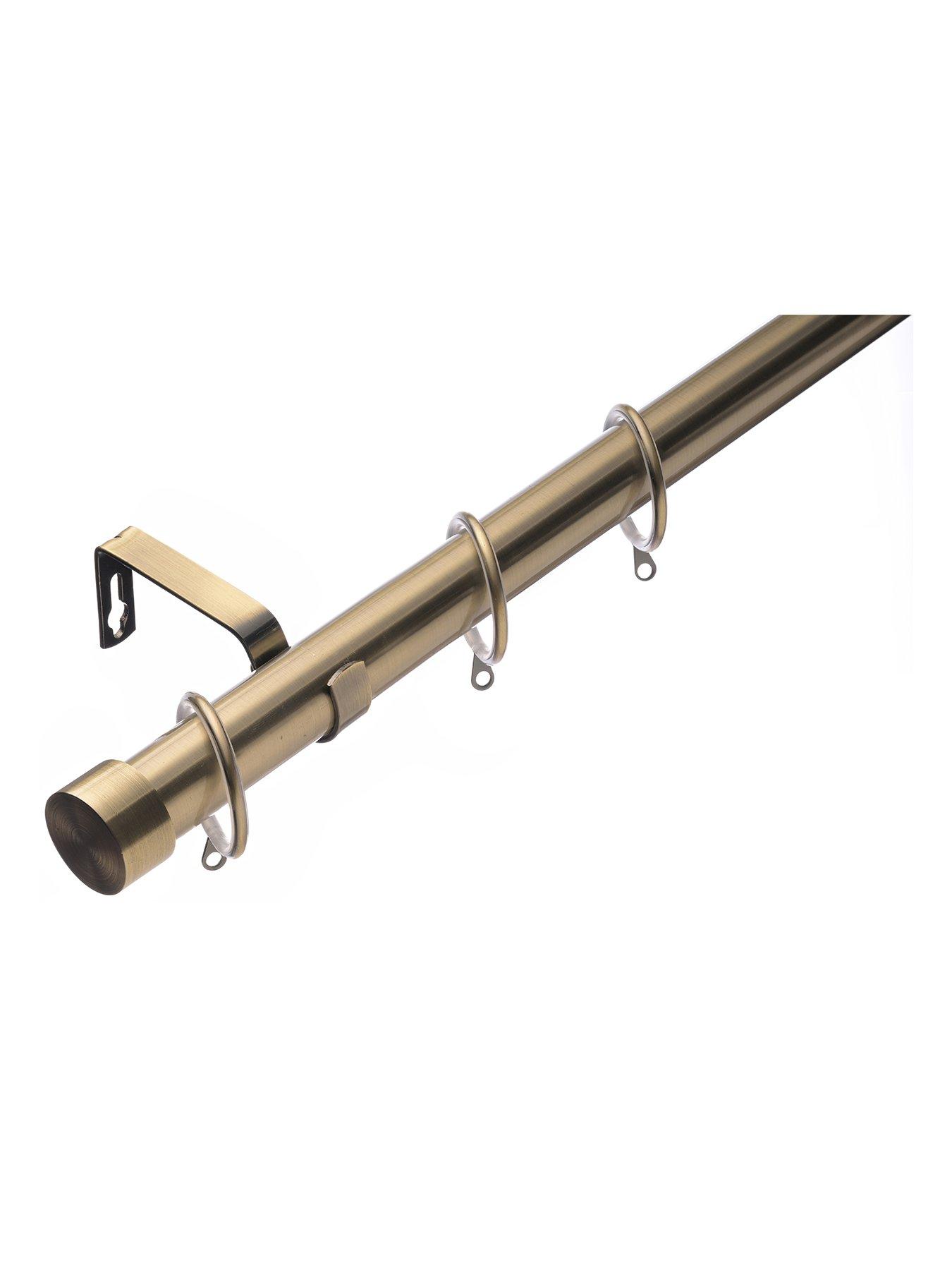 Product photograph of Very Home Stopper End Finial Extendable Curtain Pole from very.co.uk