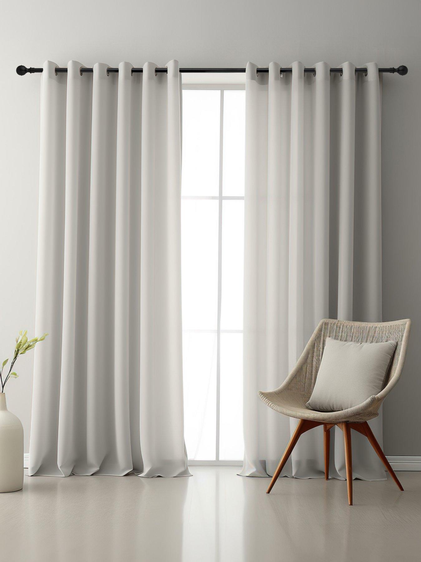 Image 4 of 7 of Very Home Value Ball Finial 19 mm Extendable Curtain Pole&nbsp;