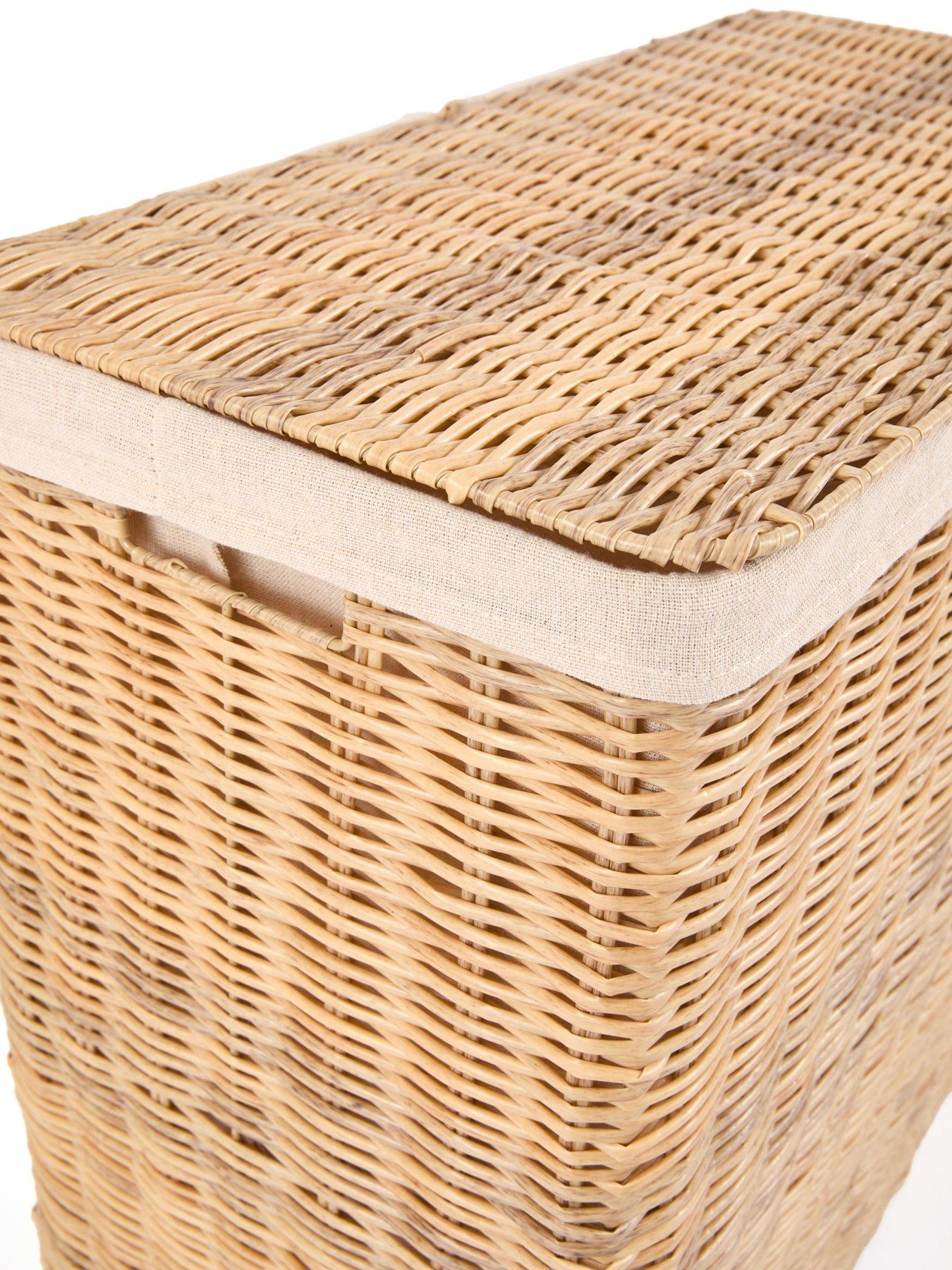 Image 5 of 5 of The Very Collection Rattan Laundry Sorter
