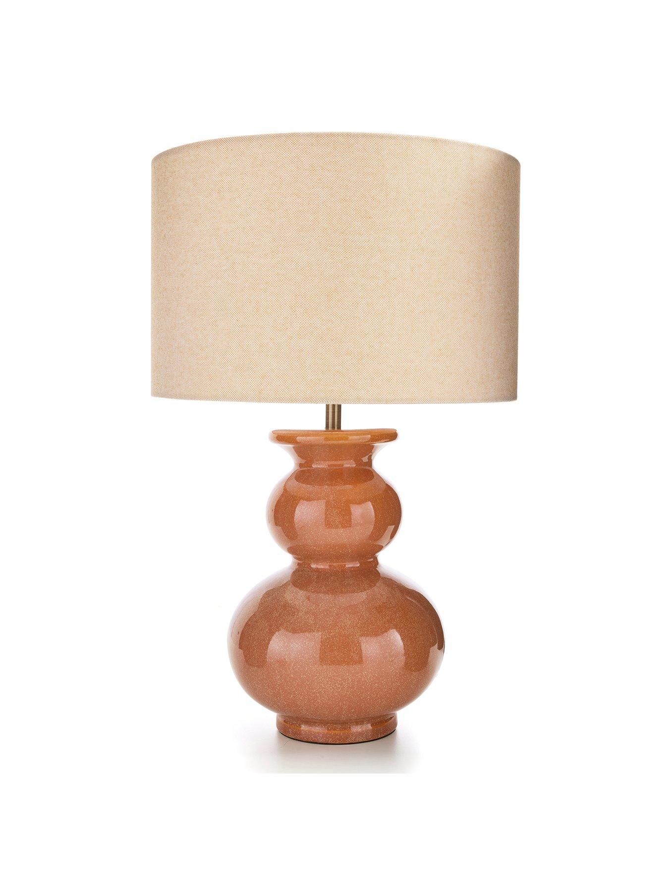 Image 2 of 6 of Very Home Golden Hour Reactive Glaze Table Lamp