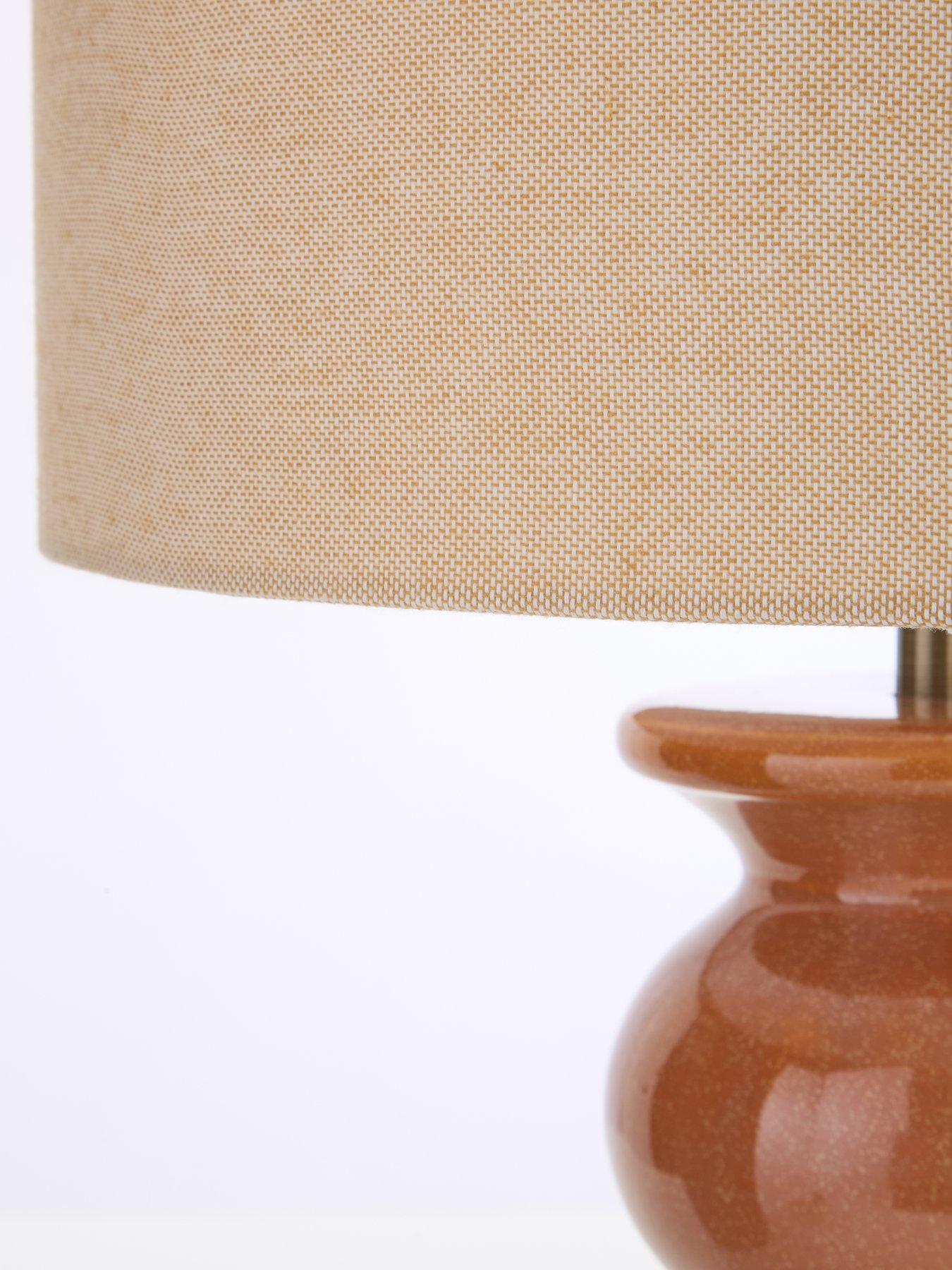 Image 4 of 6 of Very Home Golden Hour Reactive Glaze Table Lamp
