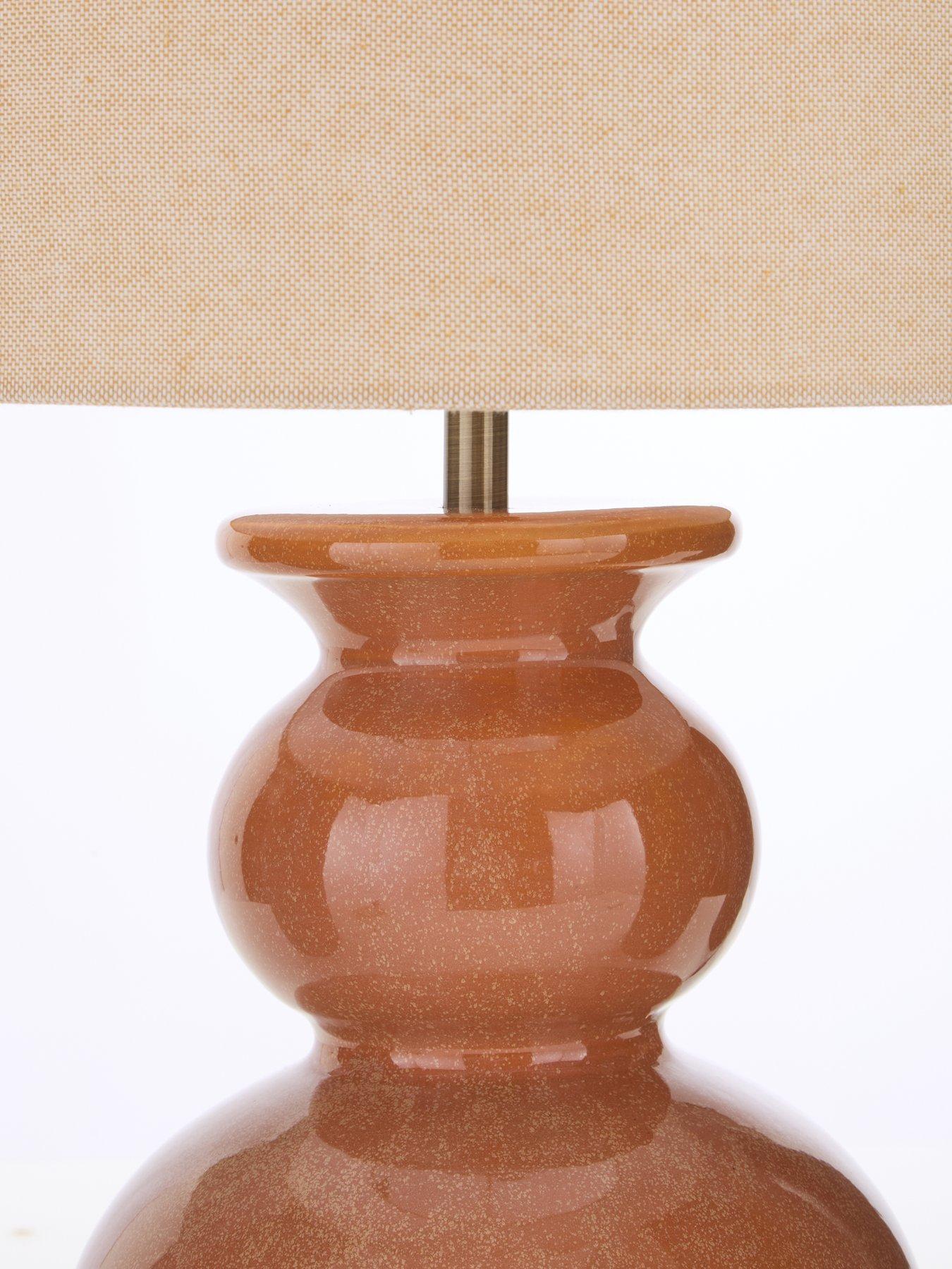 Image 5 of 6 of Very Home Golden Hour Reactive Glaze Table Lamp