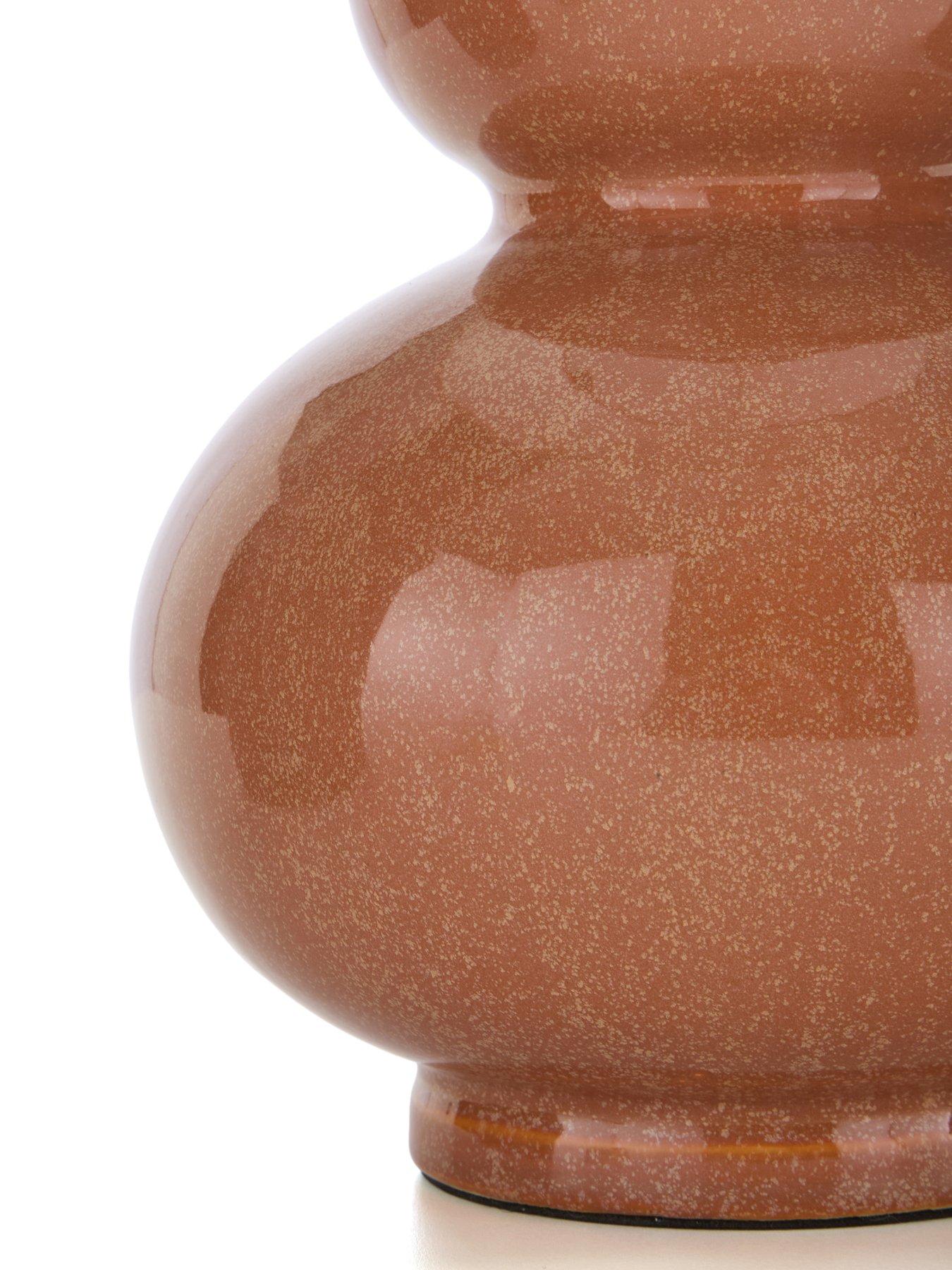 Image 6 of 6 of Very Home Golden Hour Reactive Glaze Table Lamp