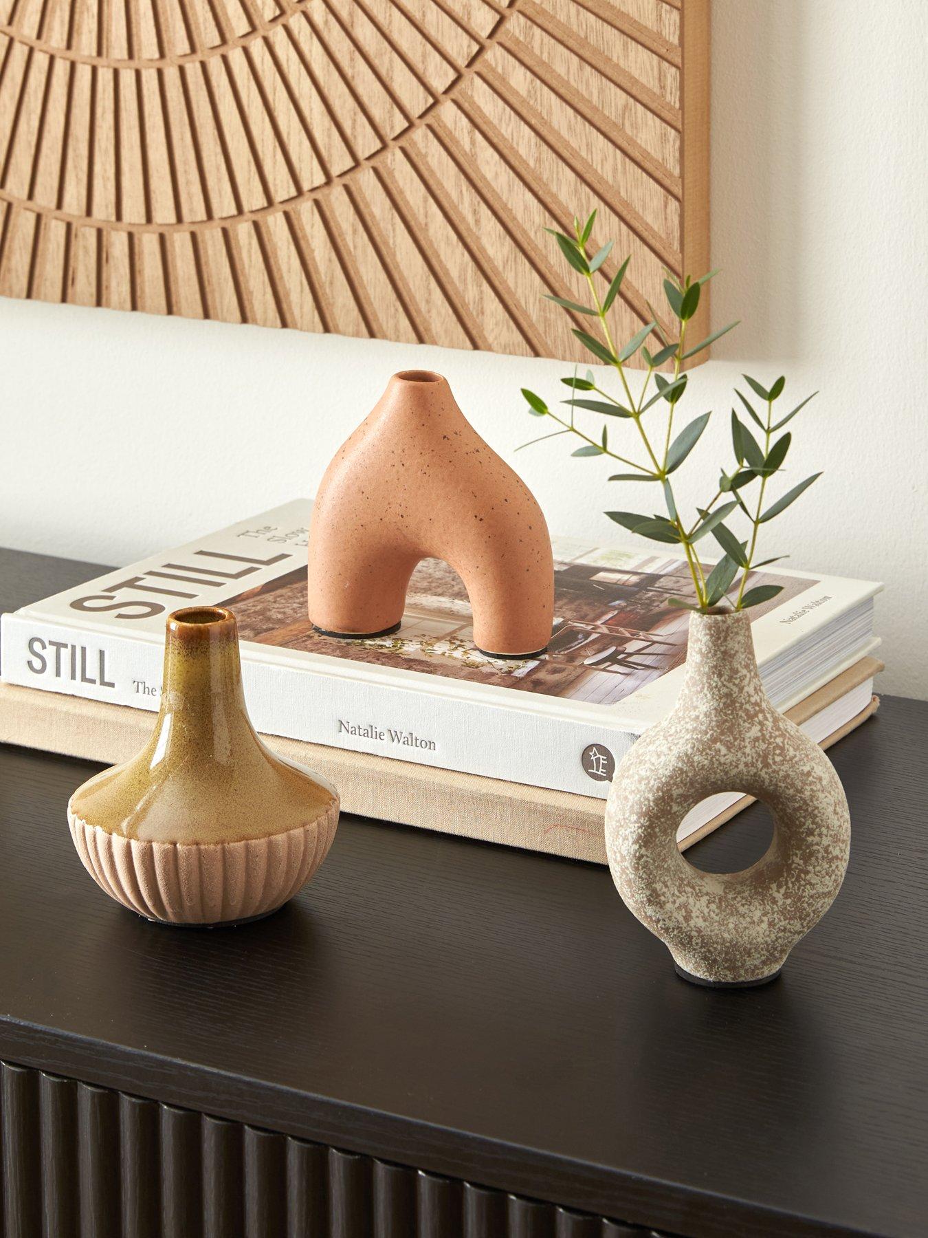 Image 1 of 6 of The Very Collection Golden Hour Set Of 3 Vases