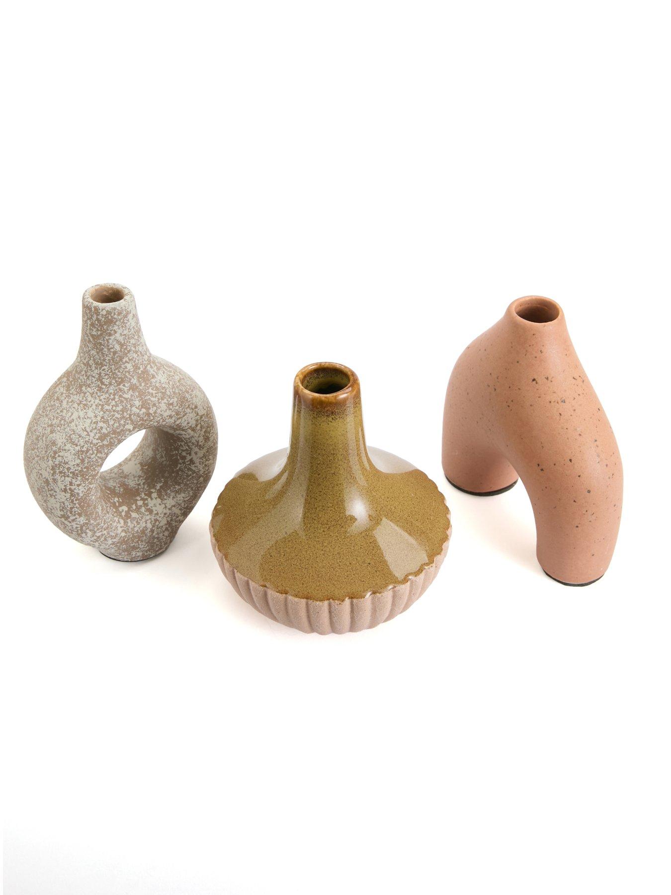 Image 3 of 6 of The Very Collection Golden Hour Set Of 3 Vases