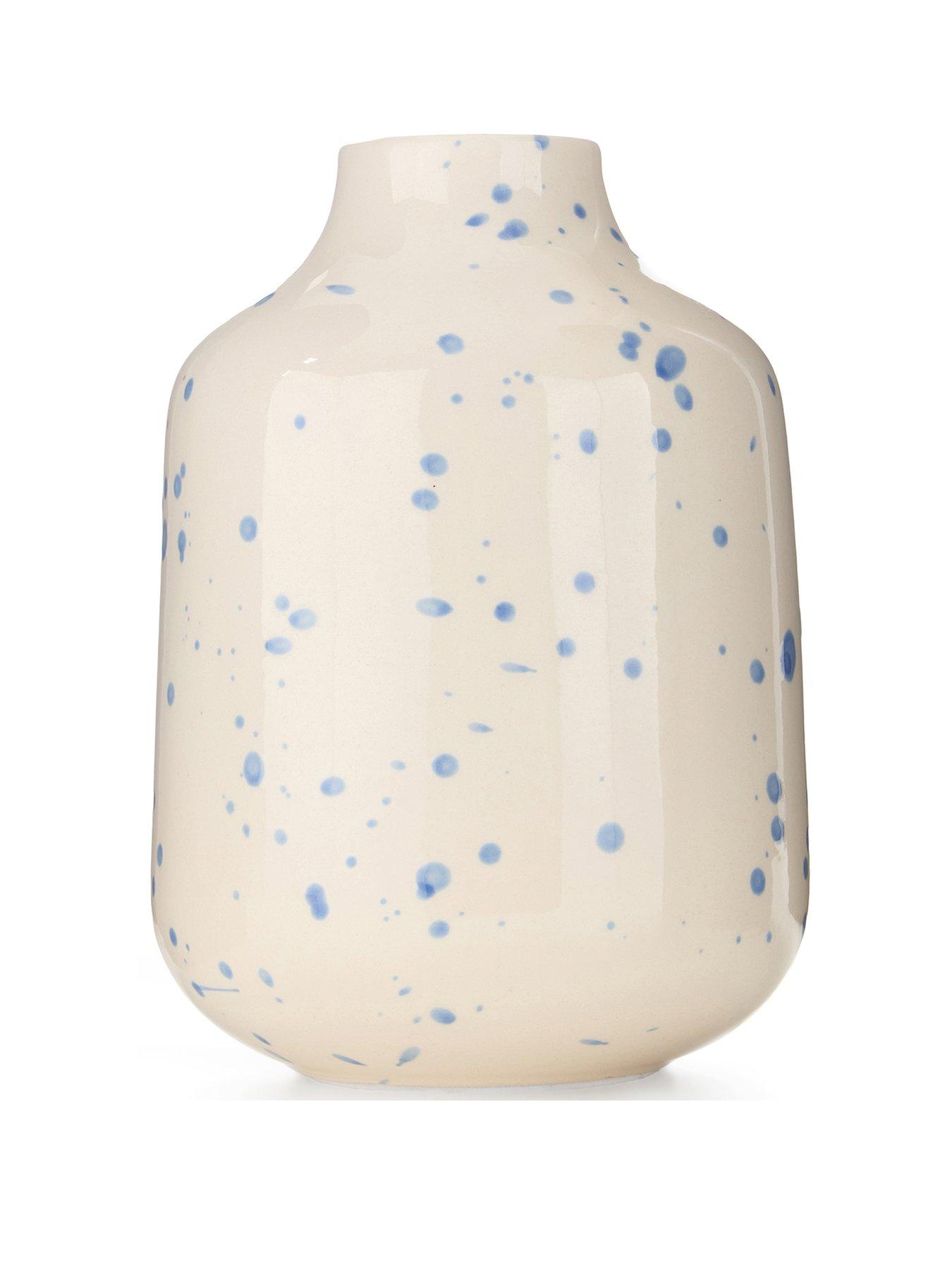 Image 2 of 5 of The Very Collection Speckled Vase - Blue