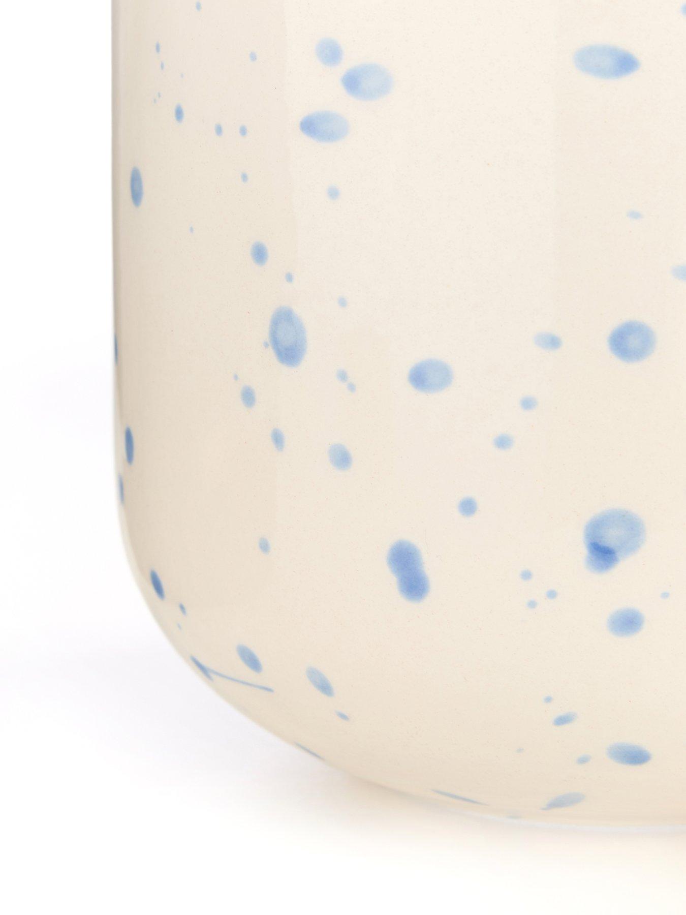 Image 5 of 5 of The Very Collection Speckled Vase - Blue