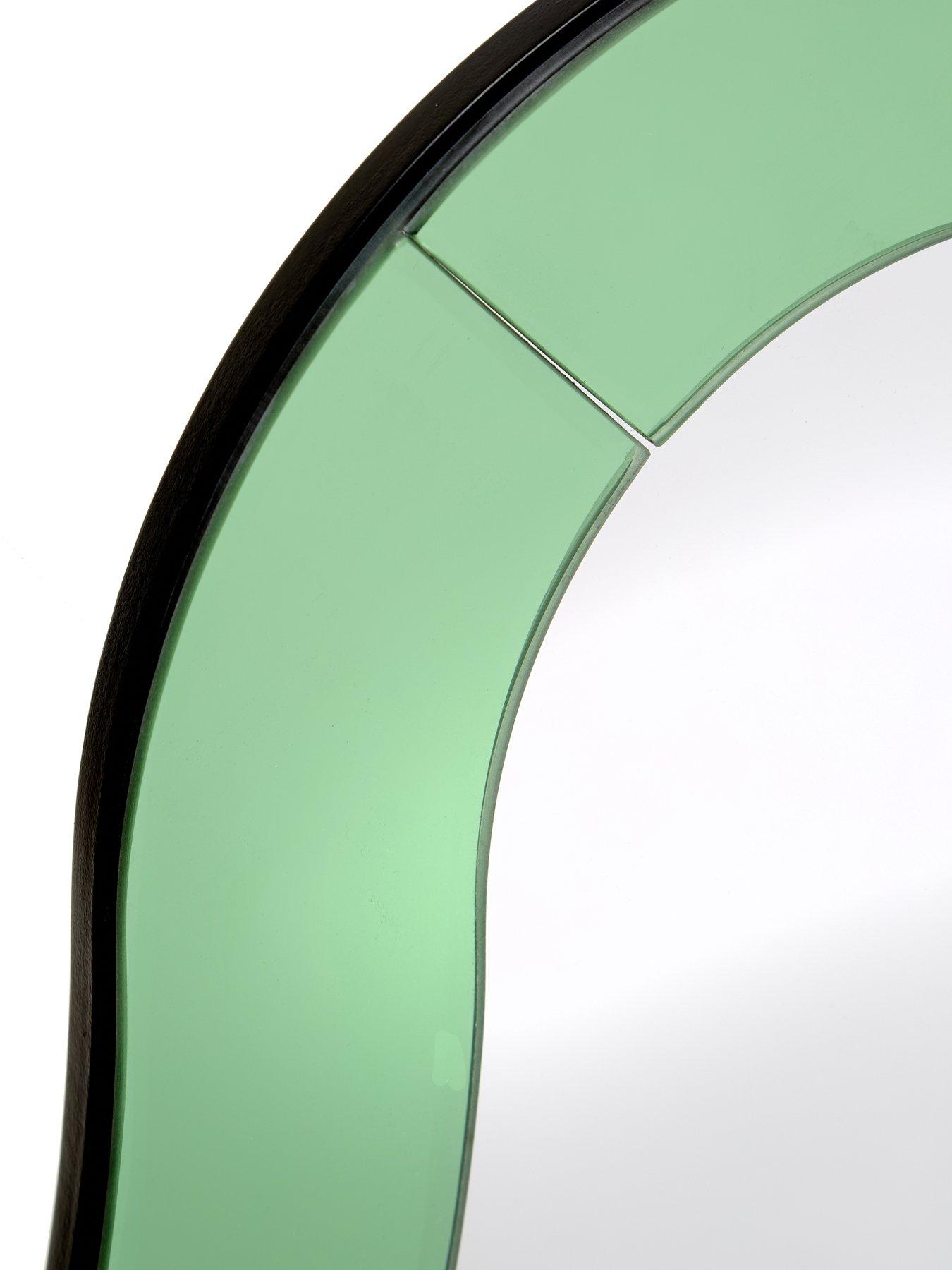 Image 5 of 6 of The Very Collection Green Decorative Edged Mirror 85x100cm