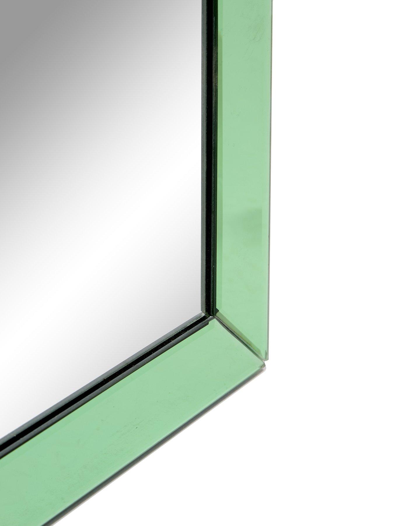 Image 6 of 6 of The Very Collection Green Decorative Edged Mirror 85x100cm