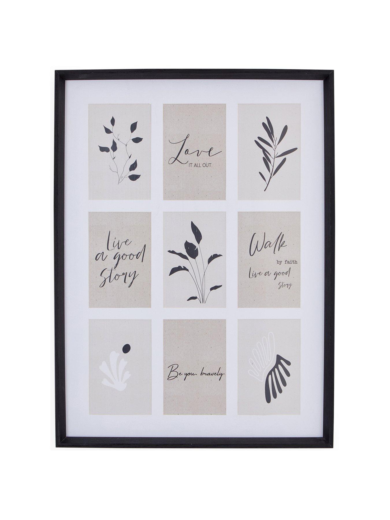 The Very Collection 9-Photo Gallery Frame in Black | Very