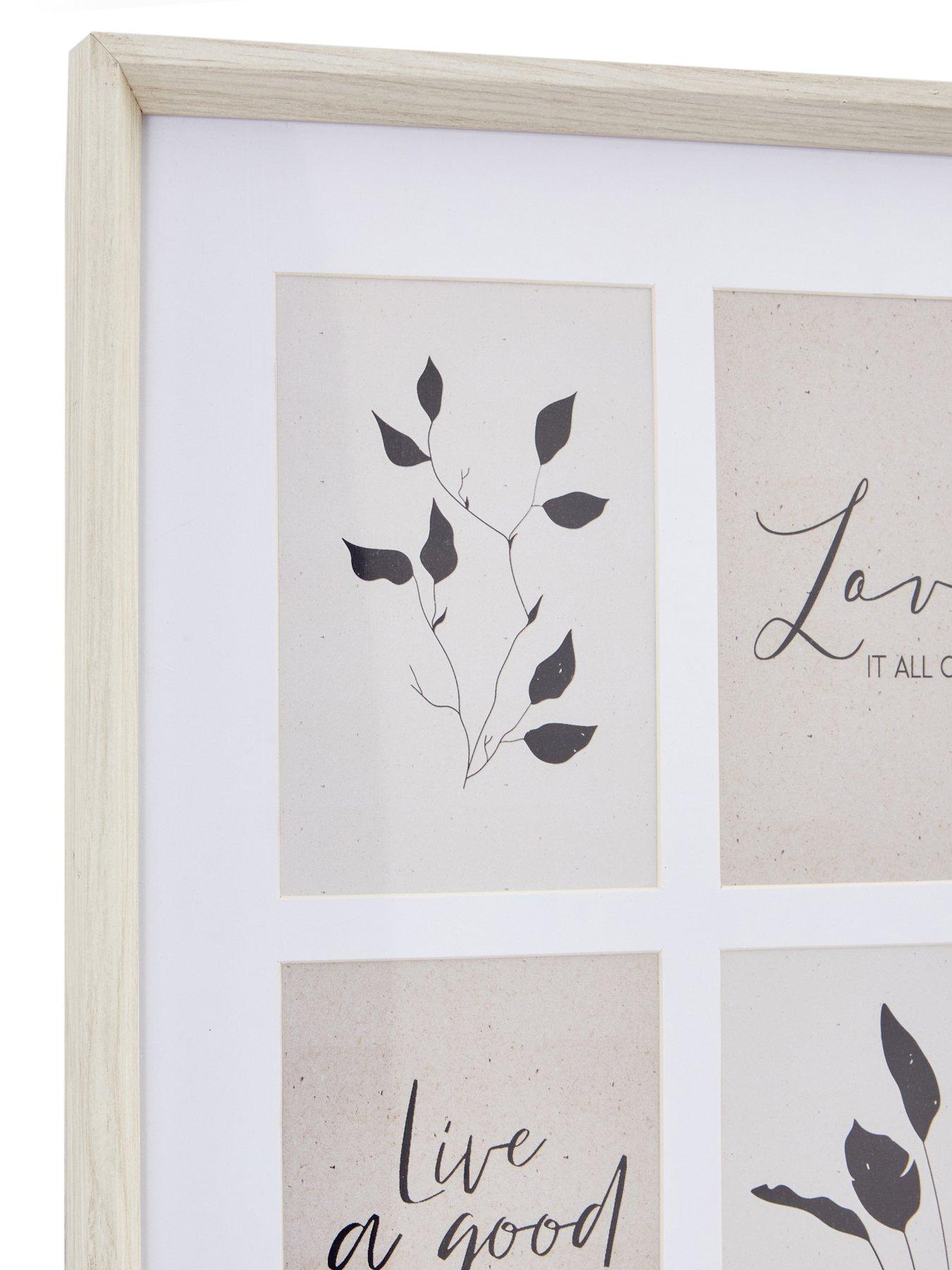 Image 5 of 6 of Very Home 9-Photo Gallery Frame in White&nbsp;