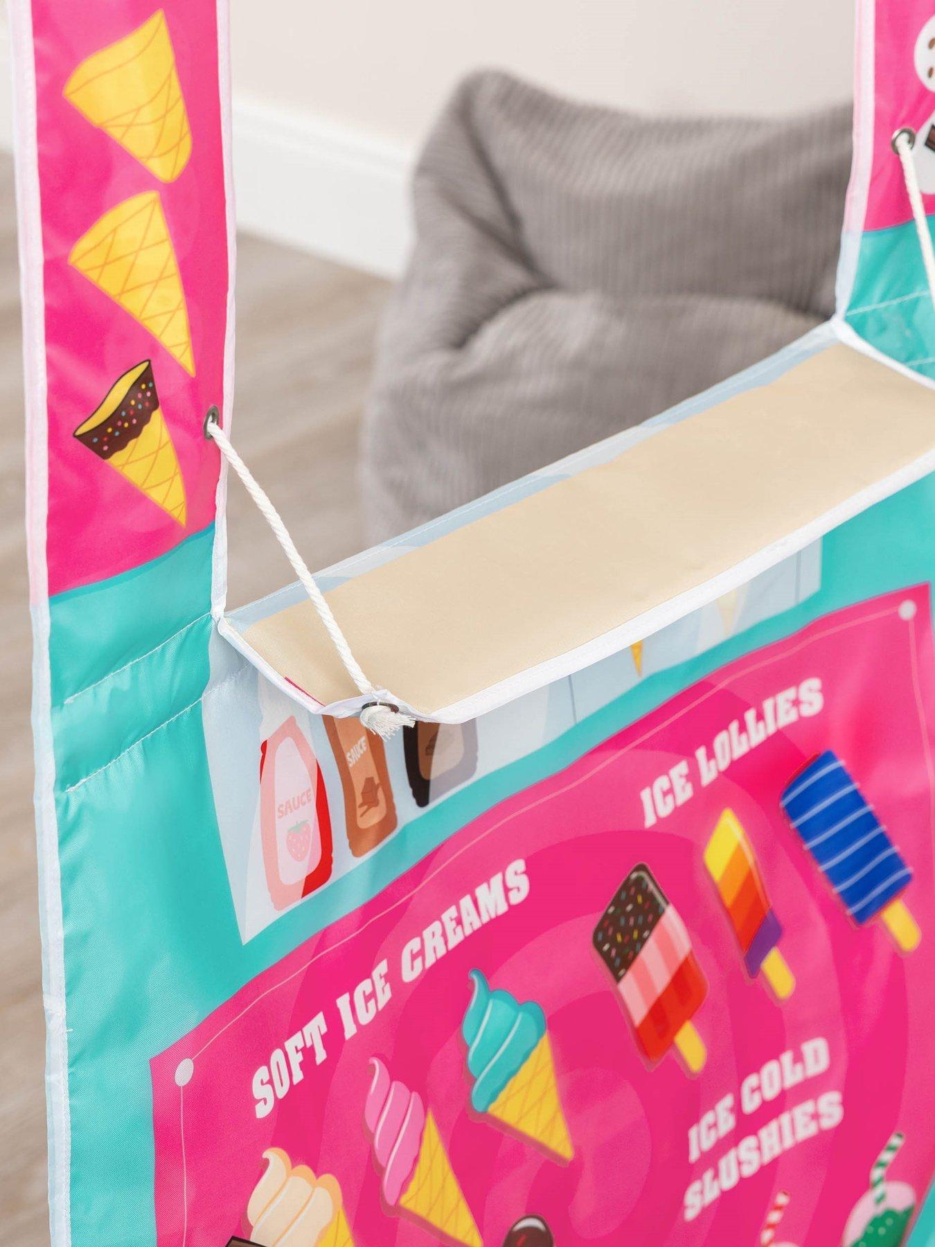 Image 4 of 7 of Toyrific Pop Up Play Town Ice Cream Shop, Doorway Role Play Curtain