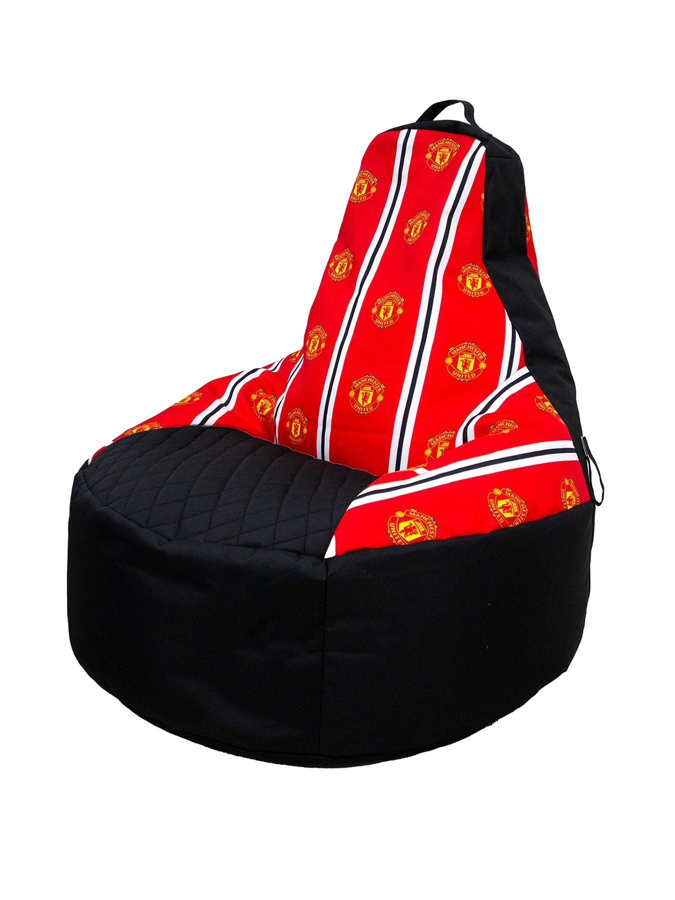 Image 2 of 7 of Manchester United Fc Goalie Bean Chair