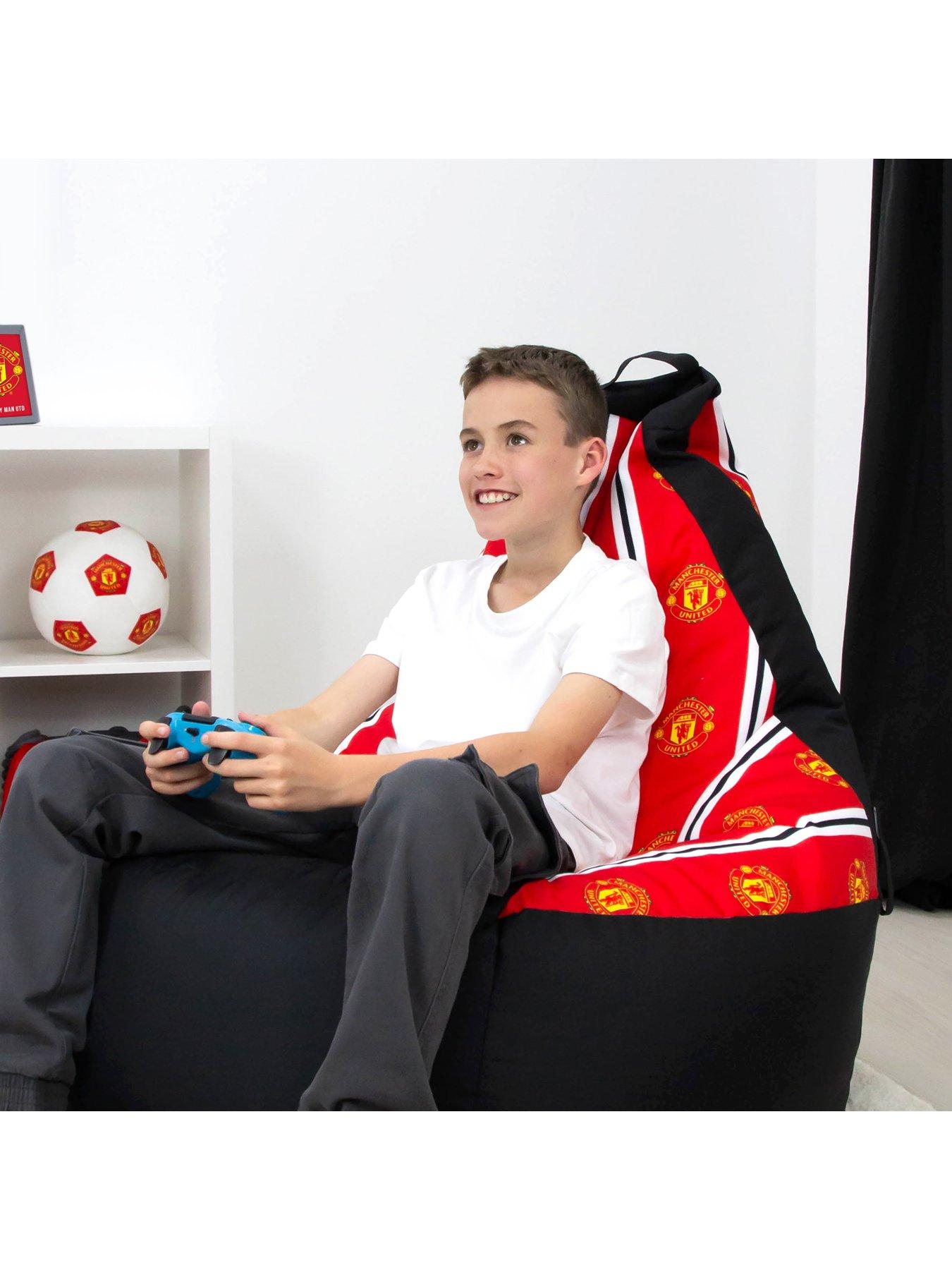 Image 3 of 7 of Manchester United Fc Goalie Bean Chair