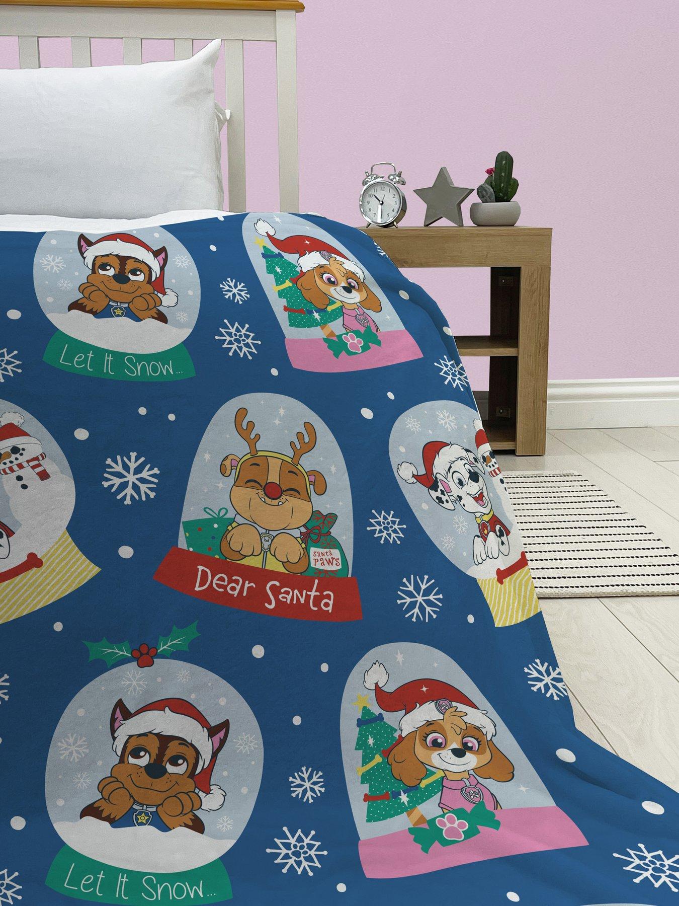 Product photograph of Paw Patrol Christmas Sherpa Backed Fleece - Multi from very.co.uk