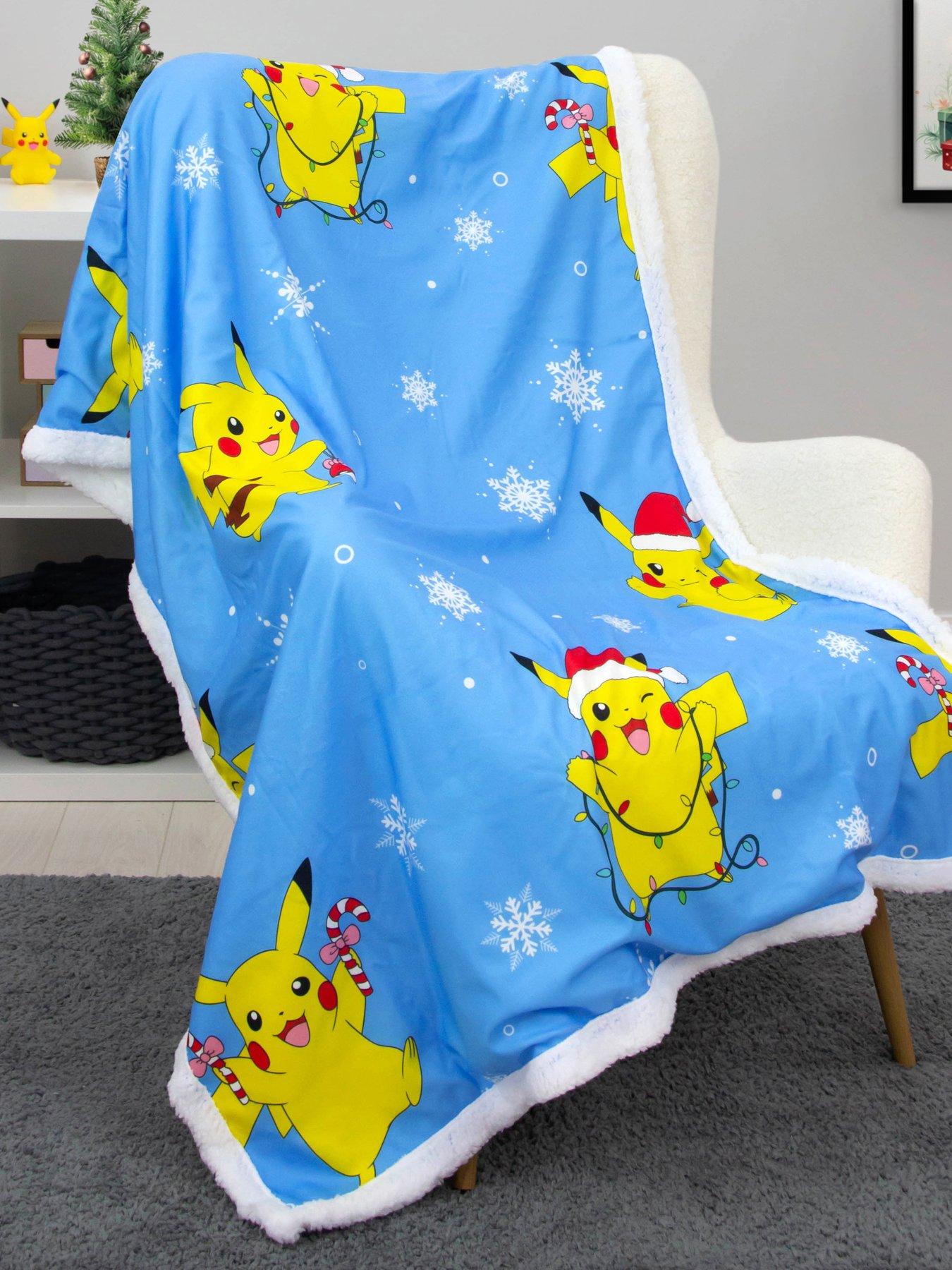 Product photograph of Pokemon Christmas Sherpa Backed Fleece - Multi from very.co.uk