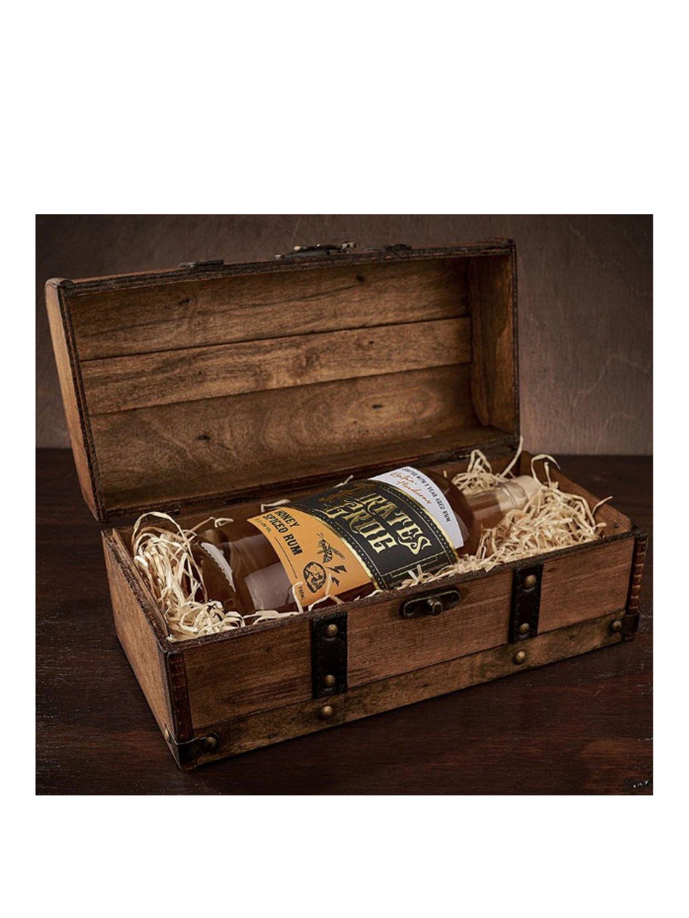 Product photograph of Pirate S Grog Honey Spiced Rum Gift Chest from very.co.uk