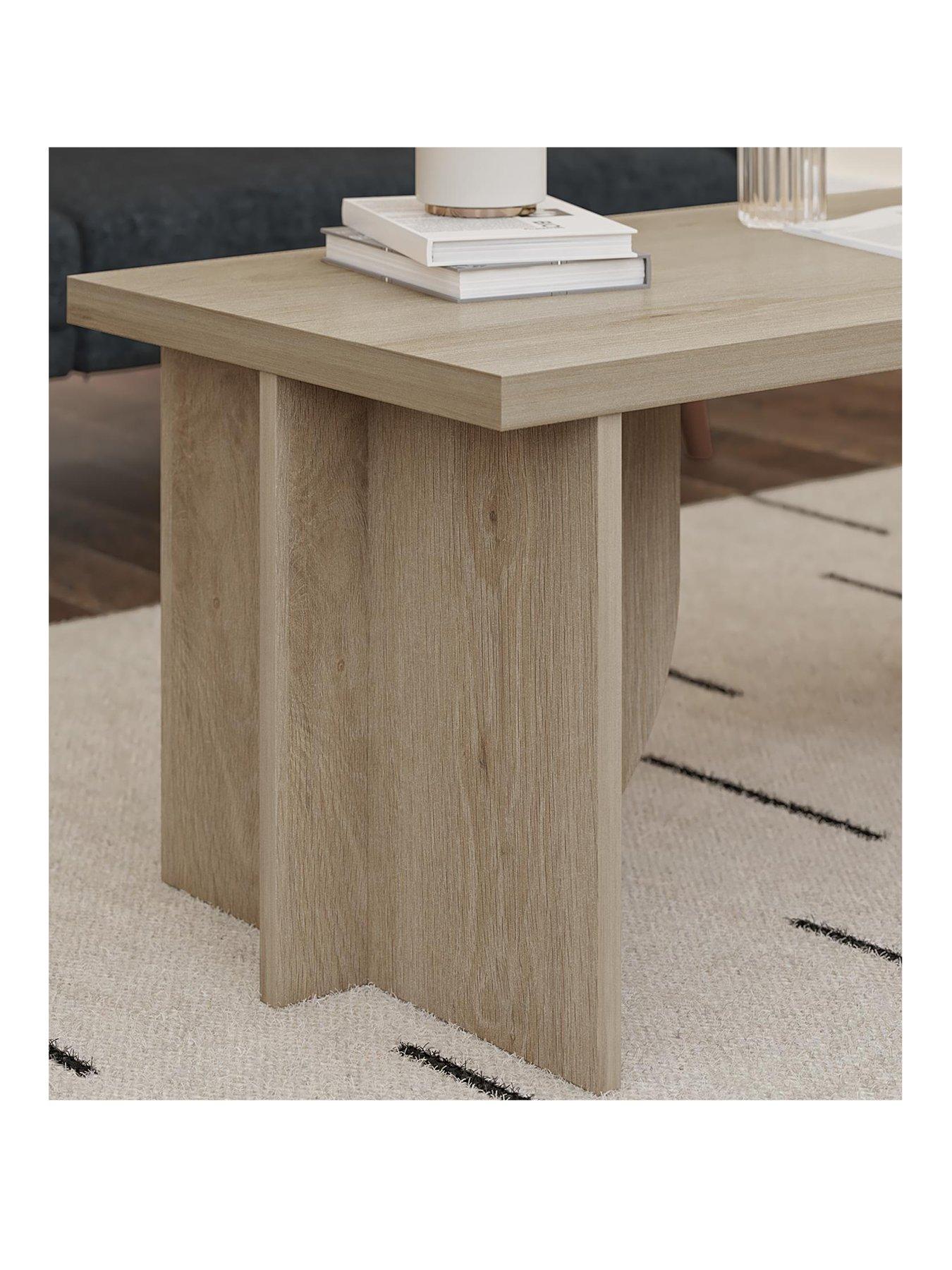 Image 3 of 7 of Novogratz Volver Coffee Table - Light Oak