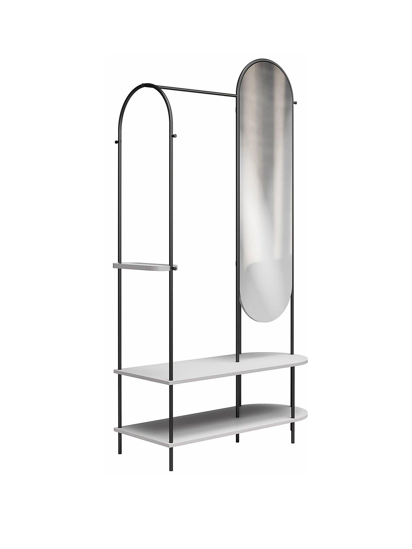 Image 3 of 7 of CosmoLiving by Cosmopolitan Anastasia Storage Unit with Mirror