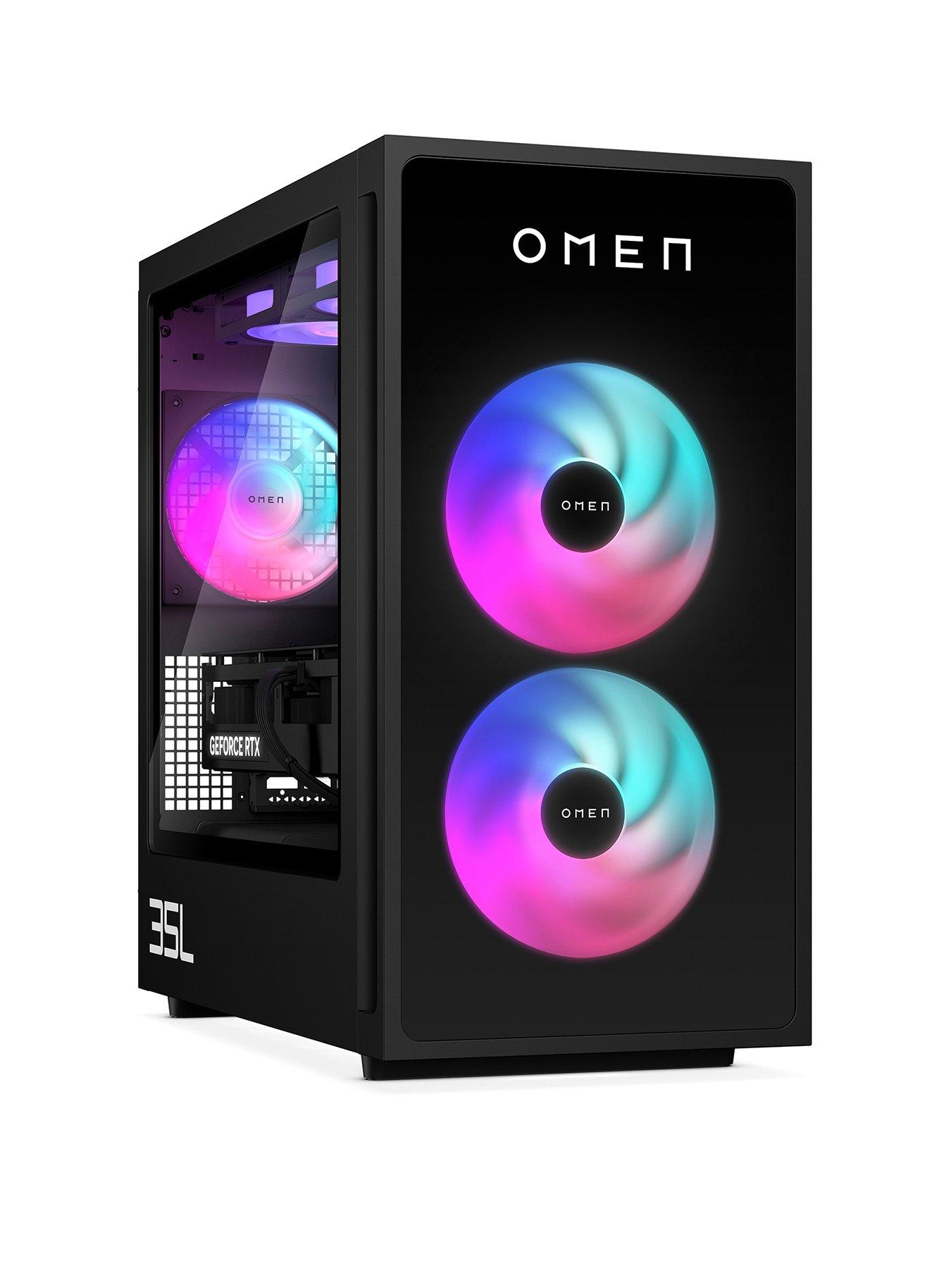 undefined OMEN 35L Gaming Desktop GT16-0010na PC - AMD Ryzen 7 8700G, 16GB RGB RAM, 1TB SSD, NVIDIA RTX 4070 SUPER