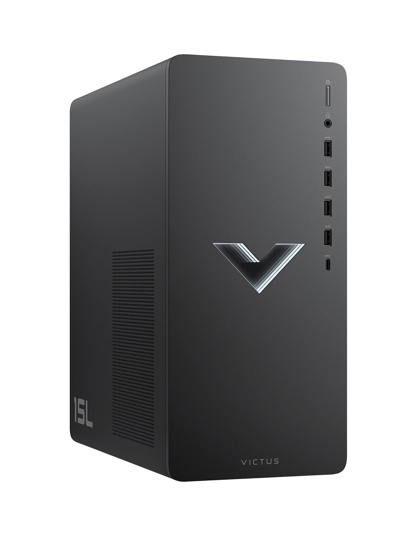 Image 1 of 8 of HP Victus 15L Gaming Desktop TG02-2001na - Intel Core i5-14400F, NVIDIA RTX 3050,&nbsp;16GB RAM, 512GB SSD&nbsp;- Mica Silver