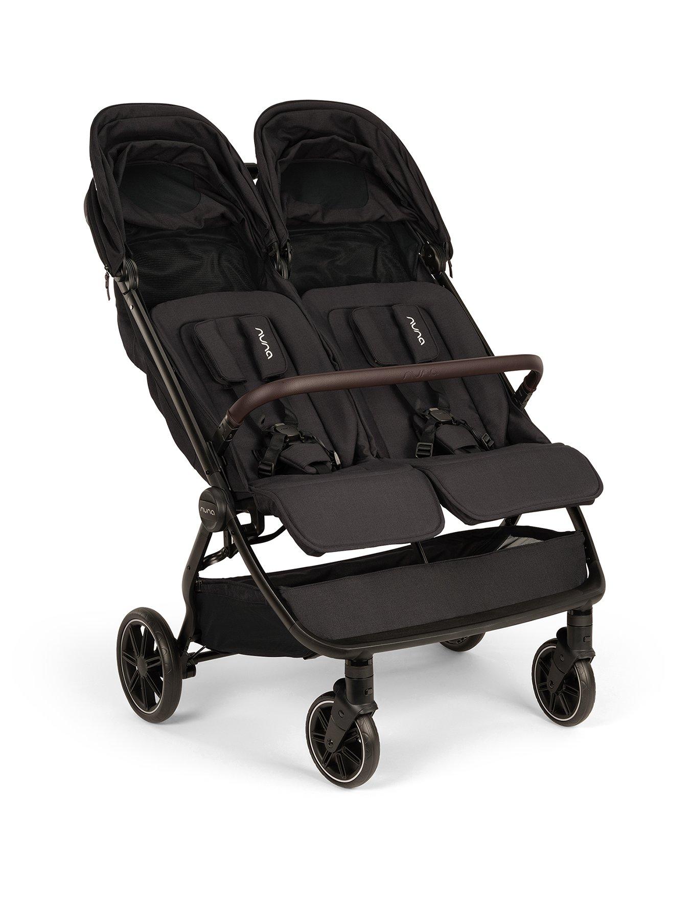 Nuna TRVL DUBL Stroller (w/RC) - Caviar