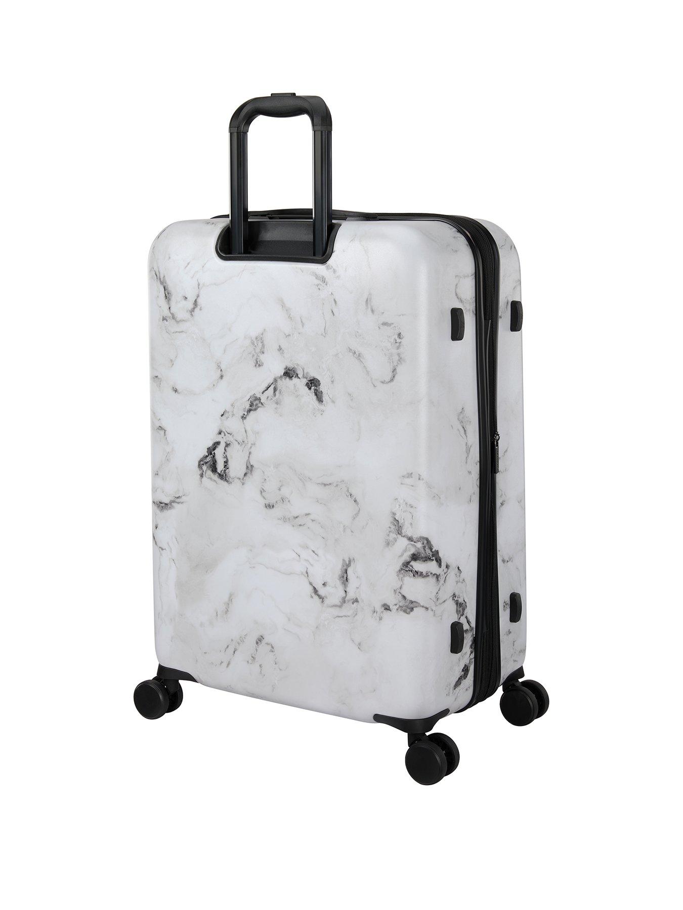 it Luggage Sheen Greyscale Marble Large Suitcase Very