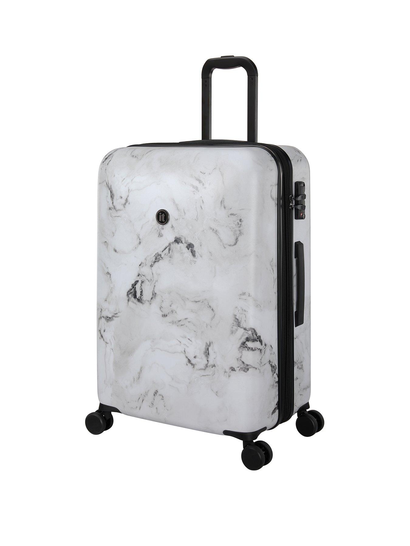 it Luggage Sheen Greyscale Marble Medium Suitcase Very